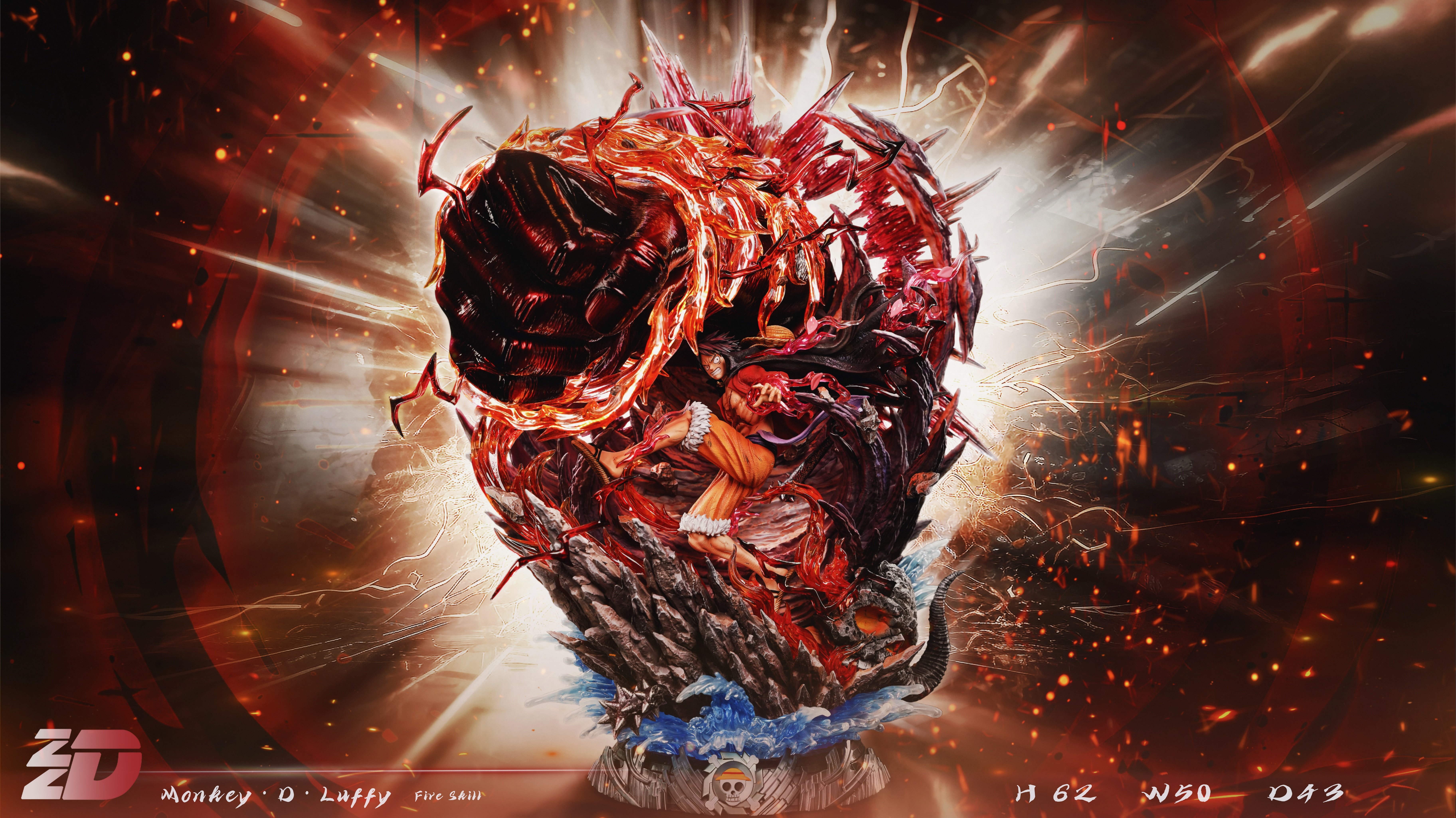 【海賊王】ZZDD工作室-路飛2.0 業火路飛 【海賊王】ZZDD工作室-路飛2.0 業火路飛