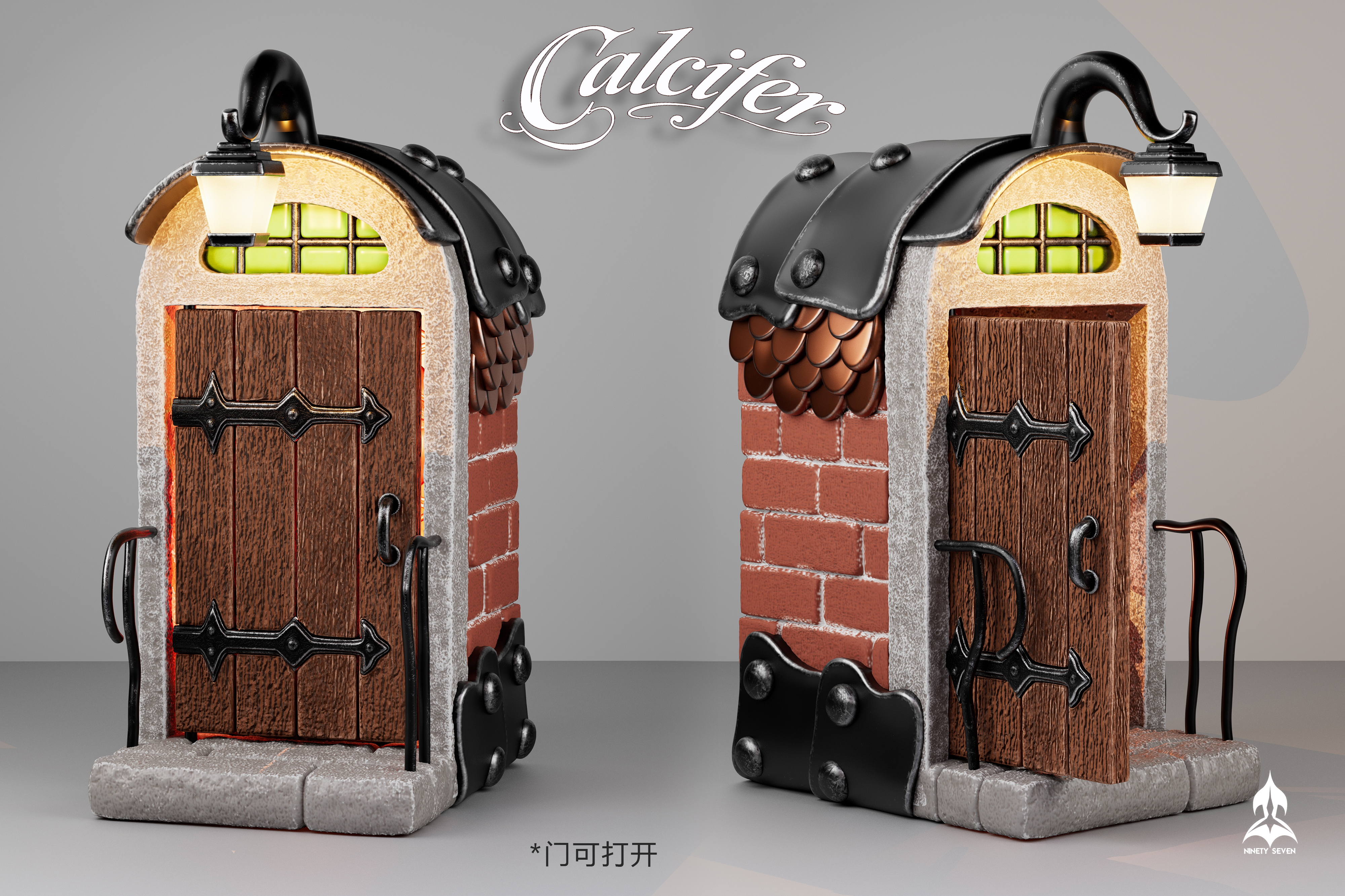 【宮崎駿】NINETY SEVEN STUDIO 玖柒－居間卡西法 Calcifer