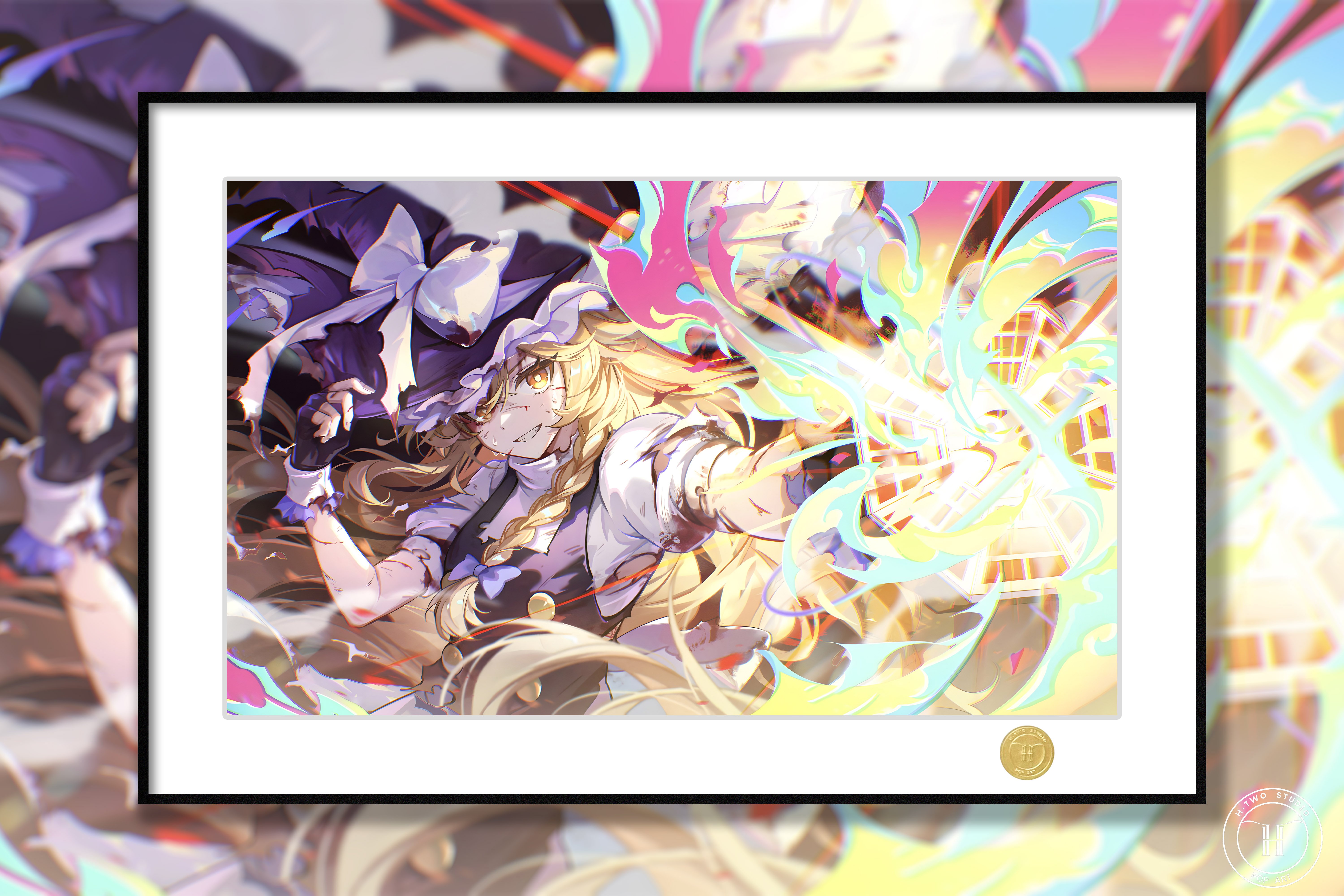 【週邊】H2工作室-東方Project 霧雨魔理沙 裝飾畫 【週邊】H2工作室-東方Project 霧雨魔理沙 裝飾畫