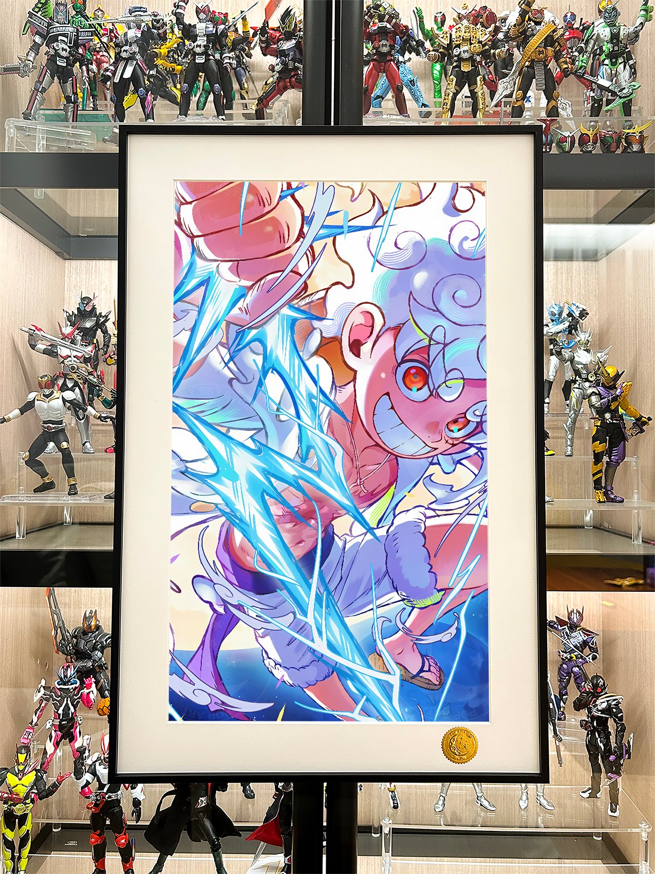 【週邊】星空工作室－海賊王 閃電尼卡 裝飾畫