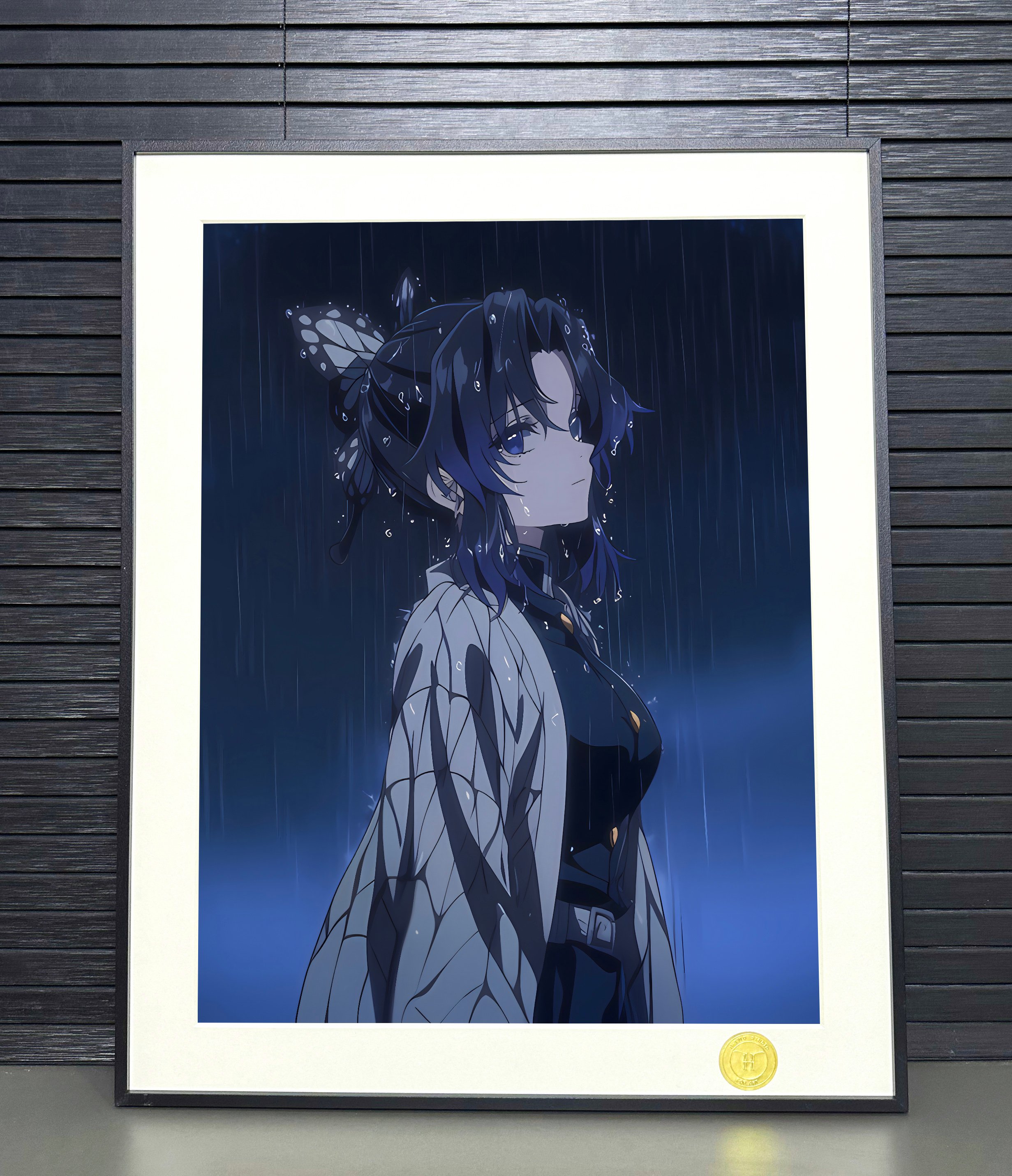 【週邊】H2工作室－鬼滅之刃 雨夜蝴蝶忍 裝飾畫