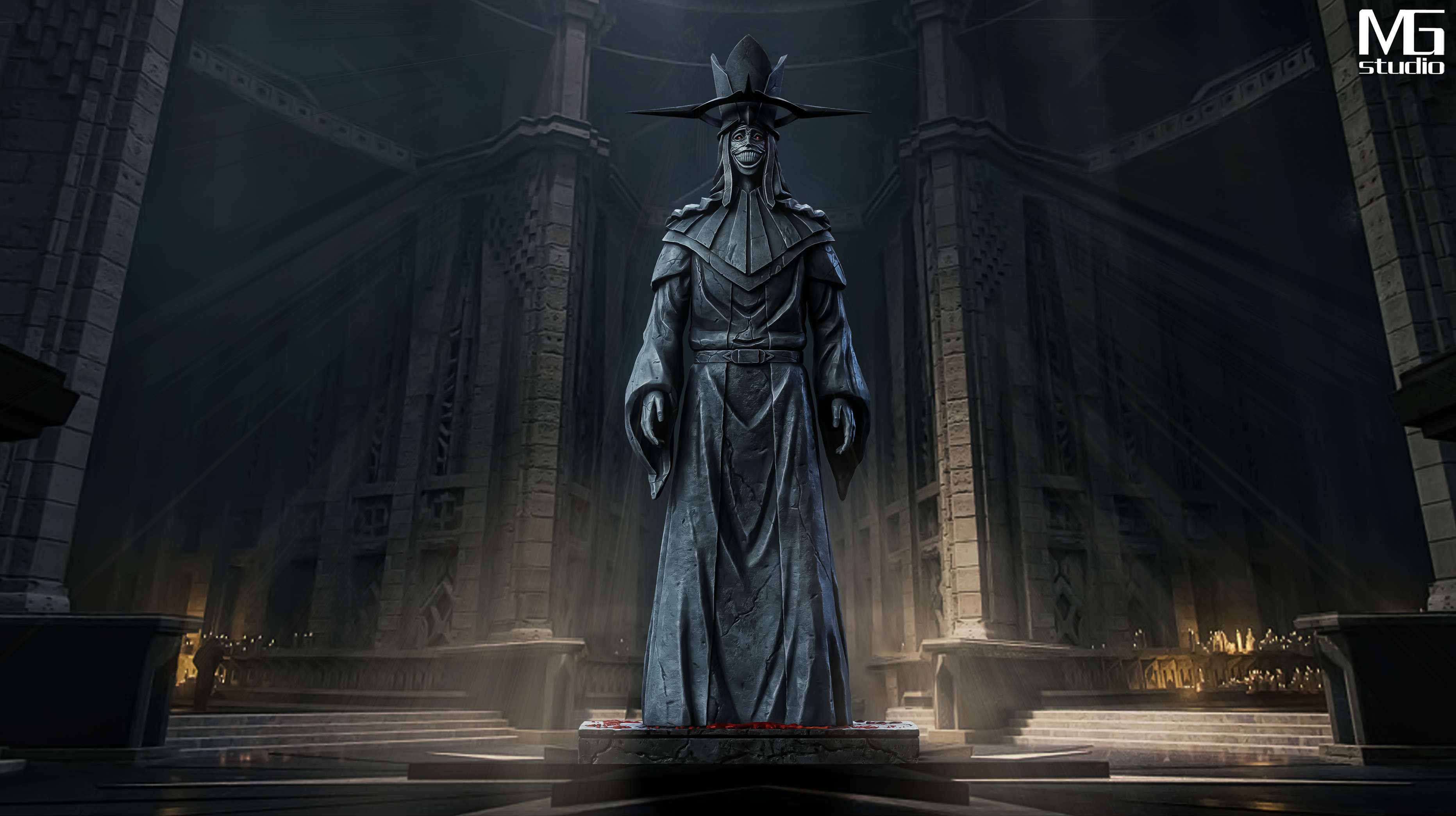 【我獨自升級】MG工作室-站姿石像BOSS