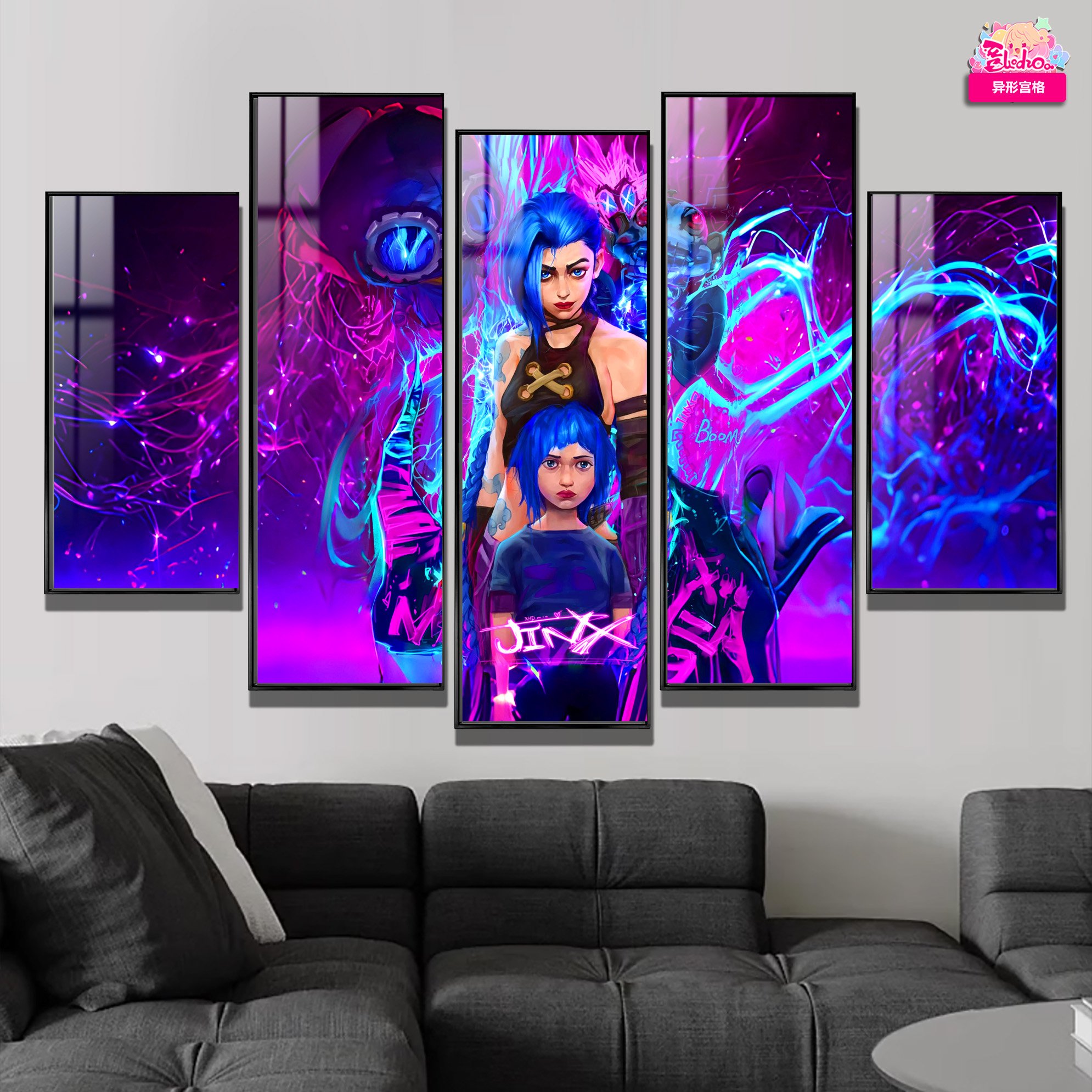 【週邊】阿喵畫社-金克斯爆爆異型套組