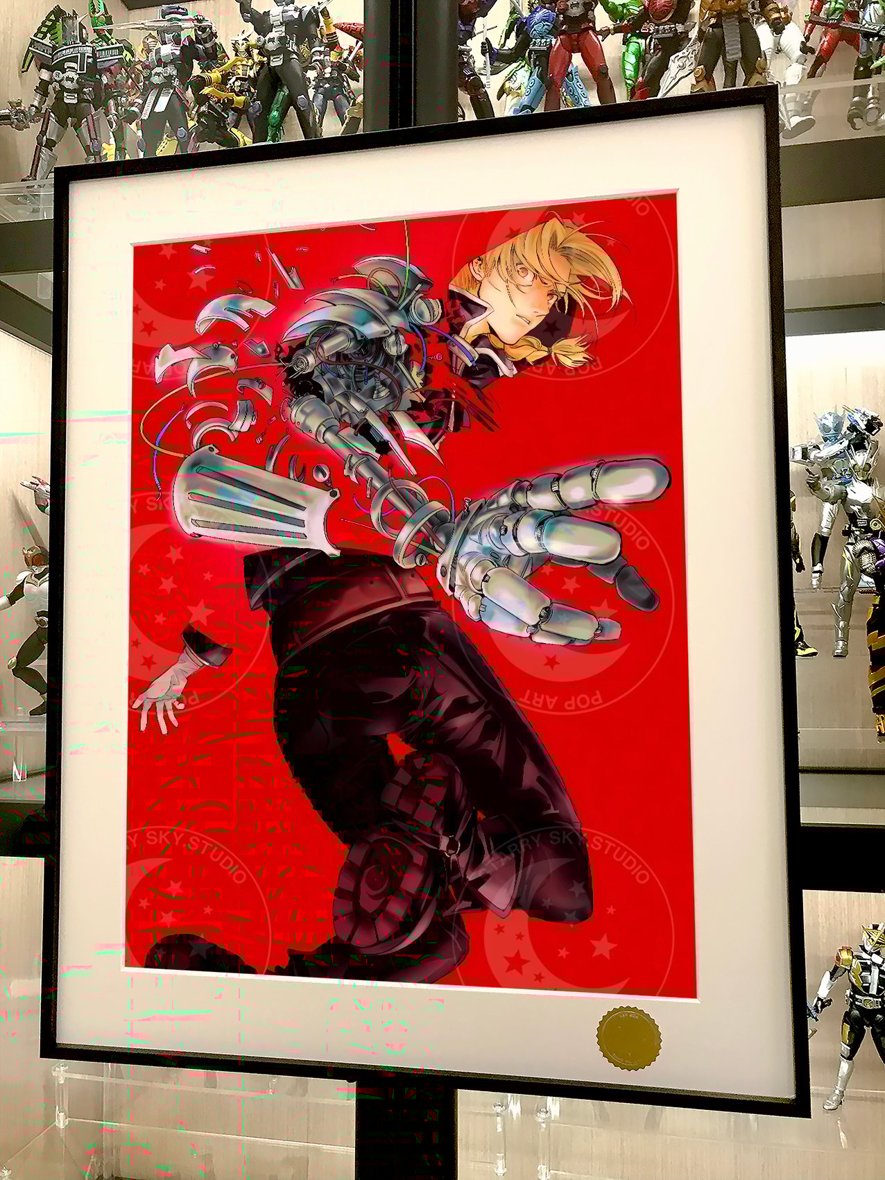 【週邊】星空工作室-愛德華艾爾利克 鋼之鍊金術師鋼煉阿爾馮斯動畫二次元裝飾畫