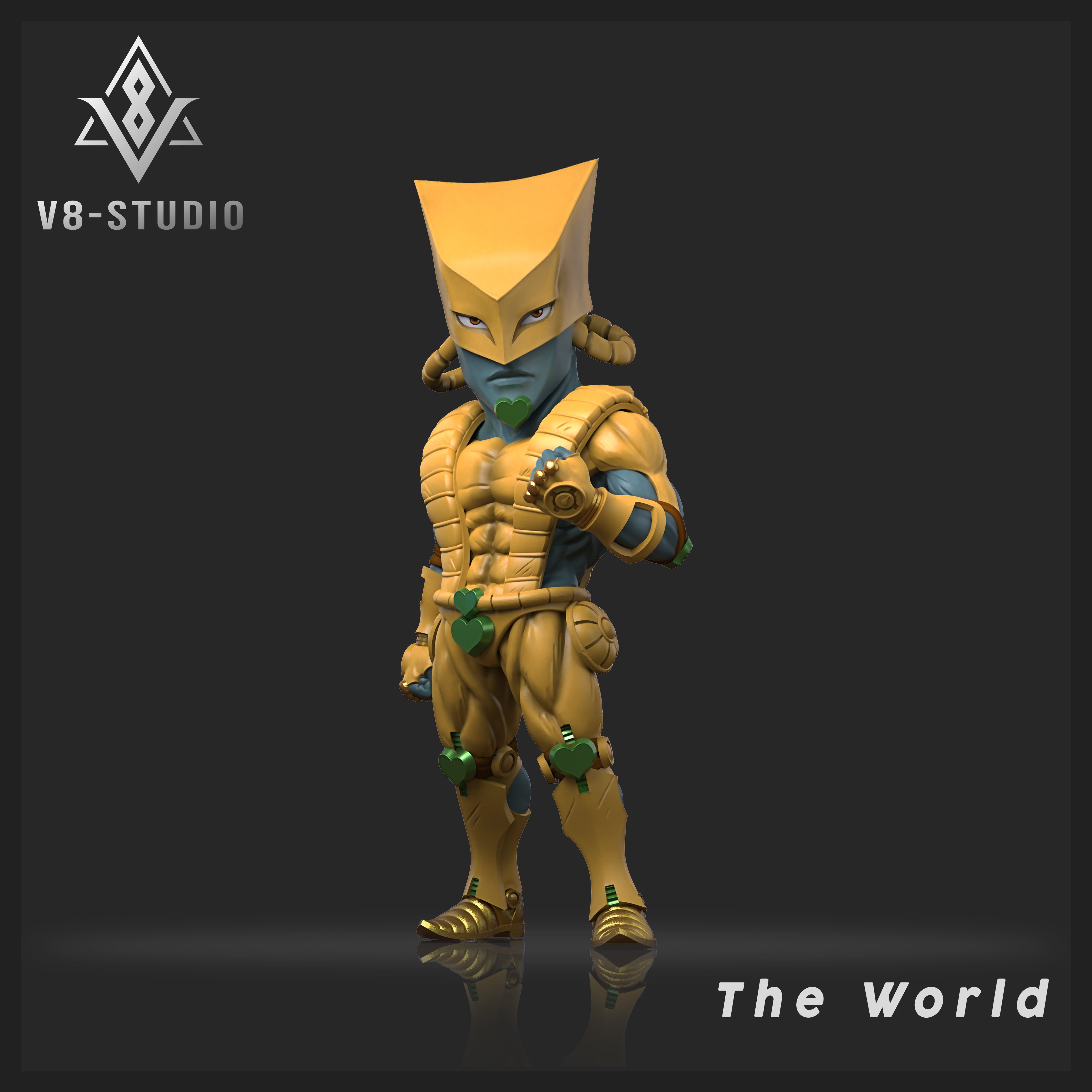 【JOJO的奇妙冒險】V8-STUDIO-星塵鬥士 替身系列 世界 the world