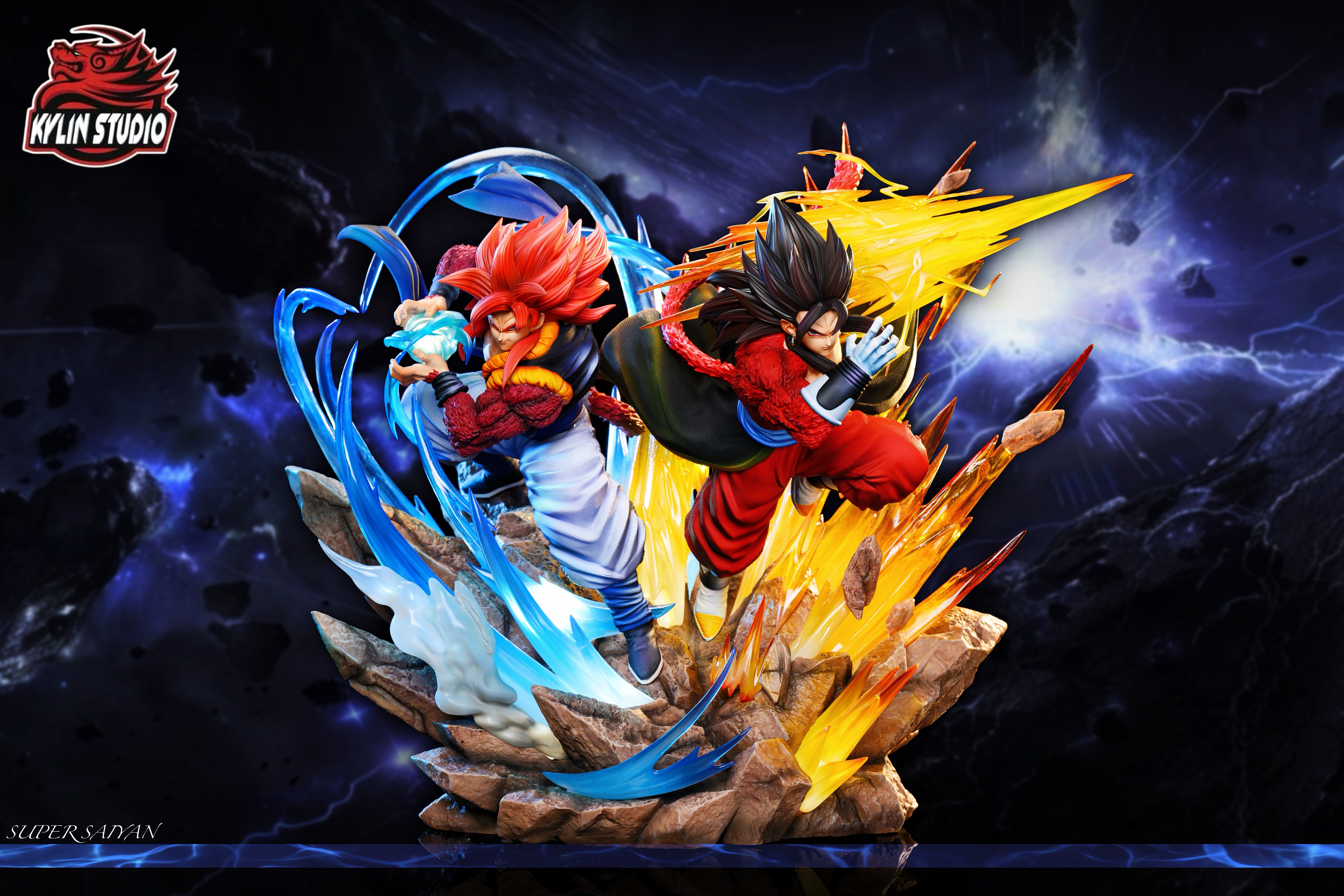 【七龍珠】kylin stuudio-七龍珠經典人物系列 012 超四雙王悟吉塔&貝吉特