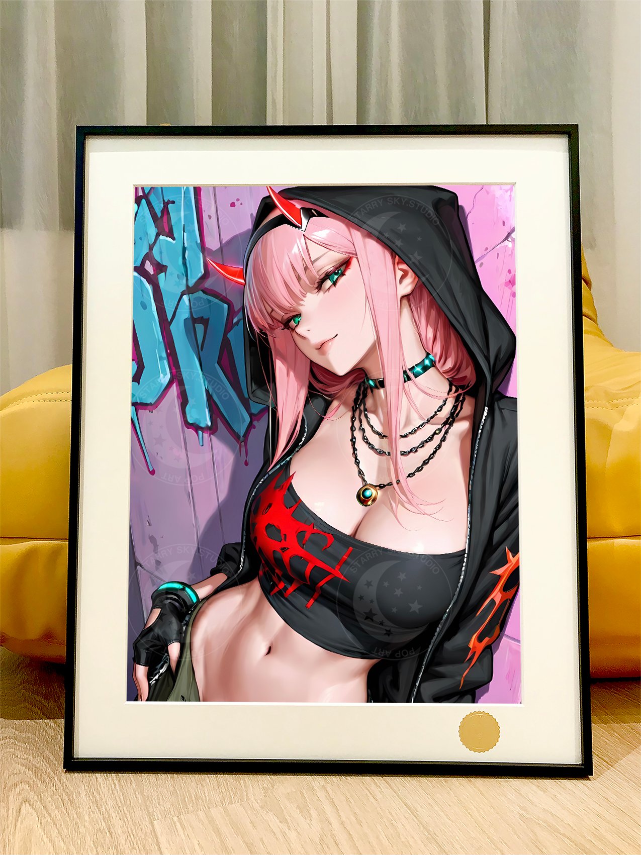 【週邊】星空工作室－DARLING in the FRANXX 潮流零二 裝飾畫