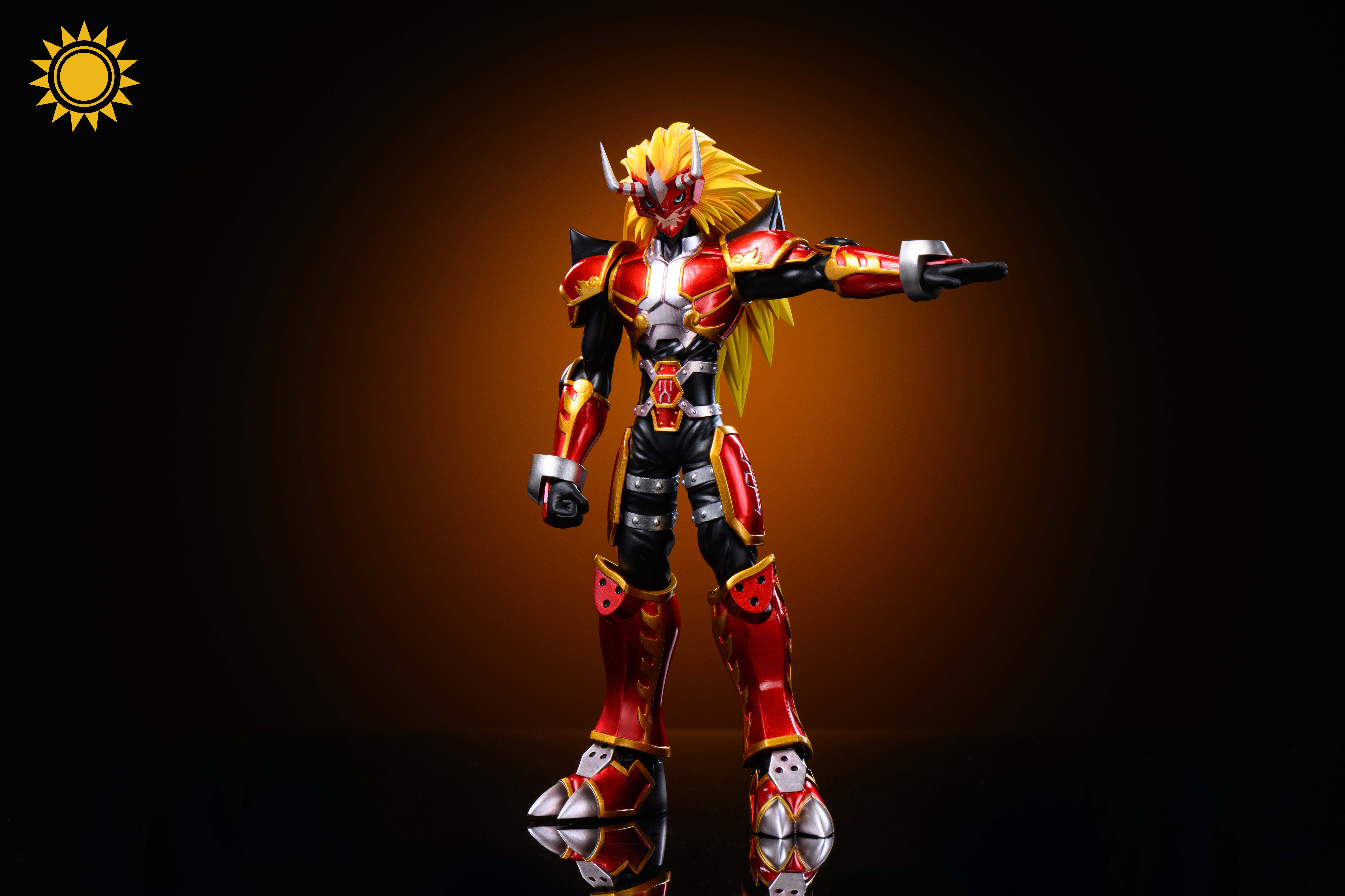 【數碼寶貝】太陽模玩-火神獸 野狼獸 電光獸 仙女獸 冰熊獸