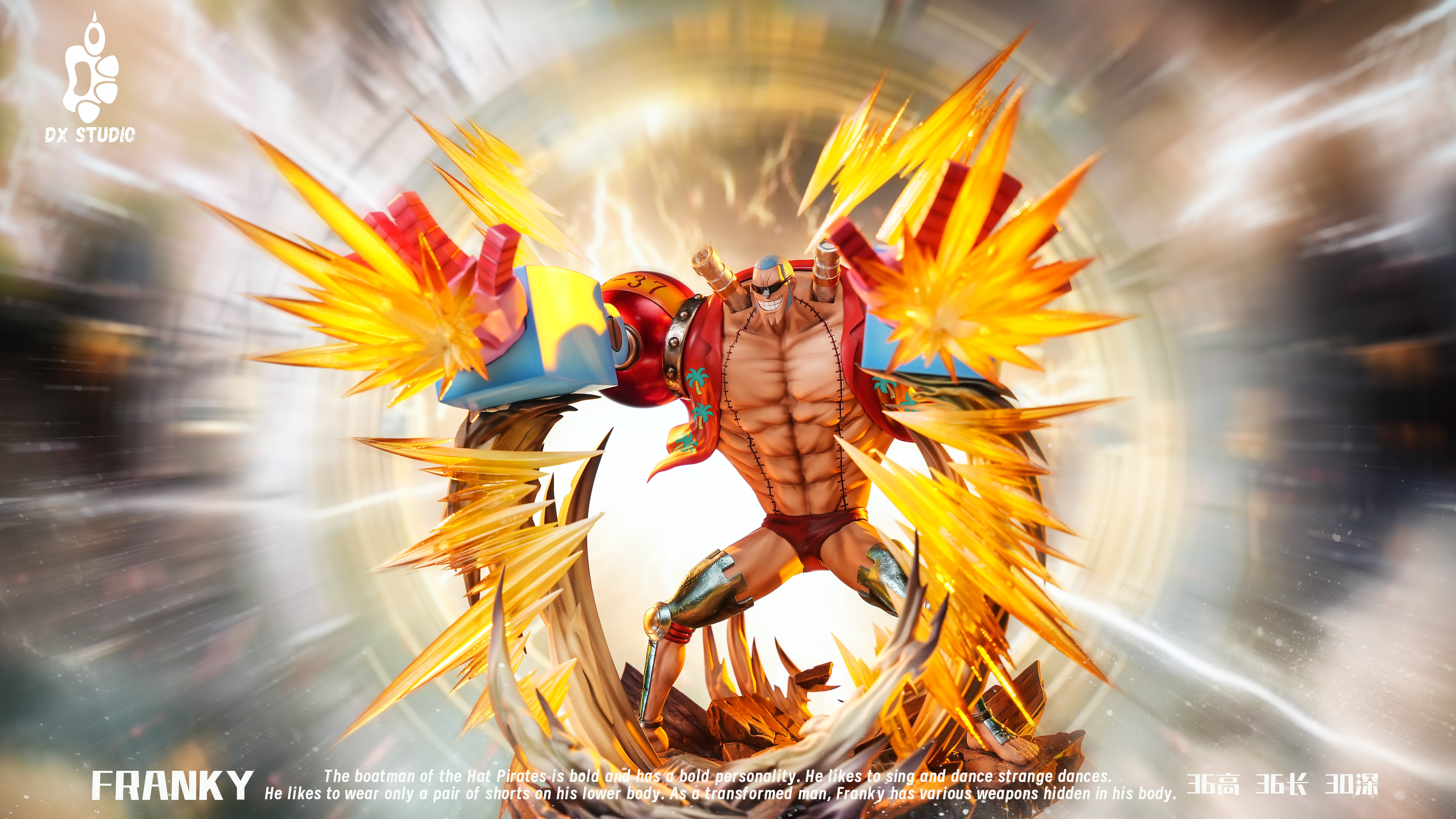 【海賊王】大熊社-草帽團共鳴系列 法蘭奇 Franky