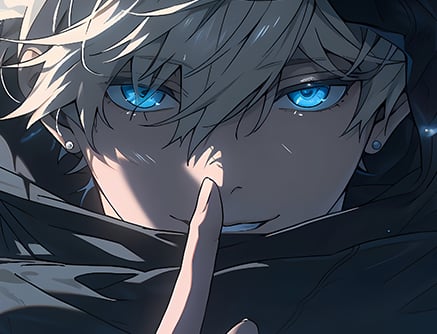 【週邊】巴洛克－咒術迴戰 咒術五條悟 裝飾畫&冰箱貼