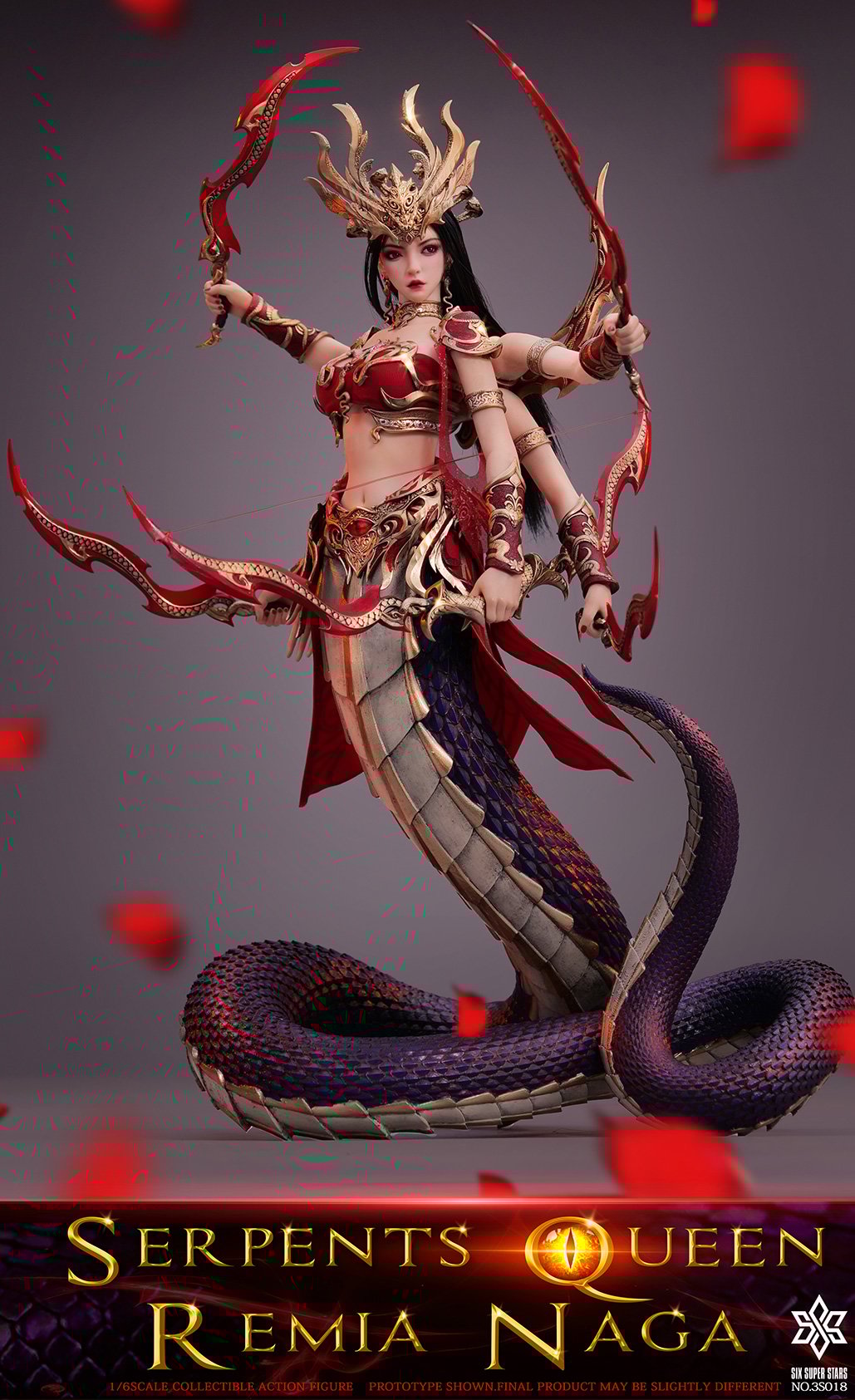 【可動人偶】六芒星 3STOYS-蛇姬女王 蕾米亞 娜迦