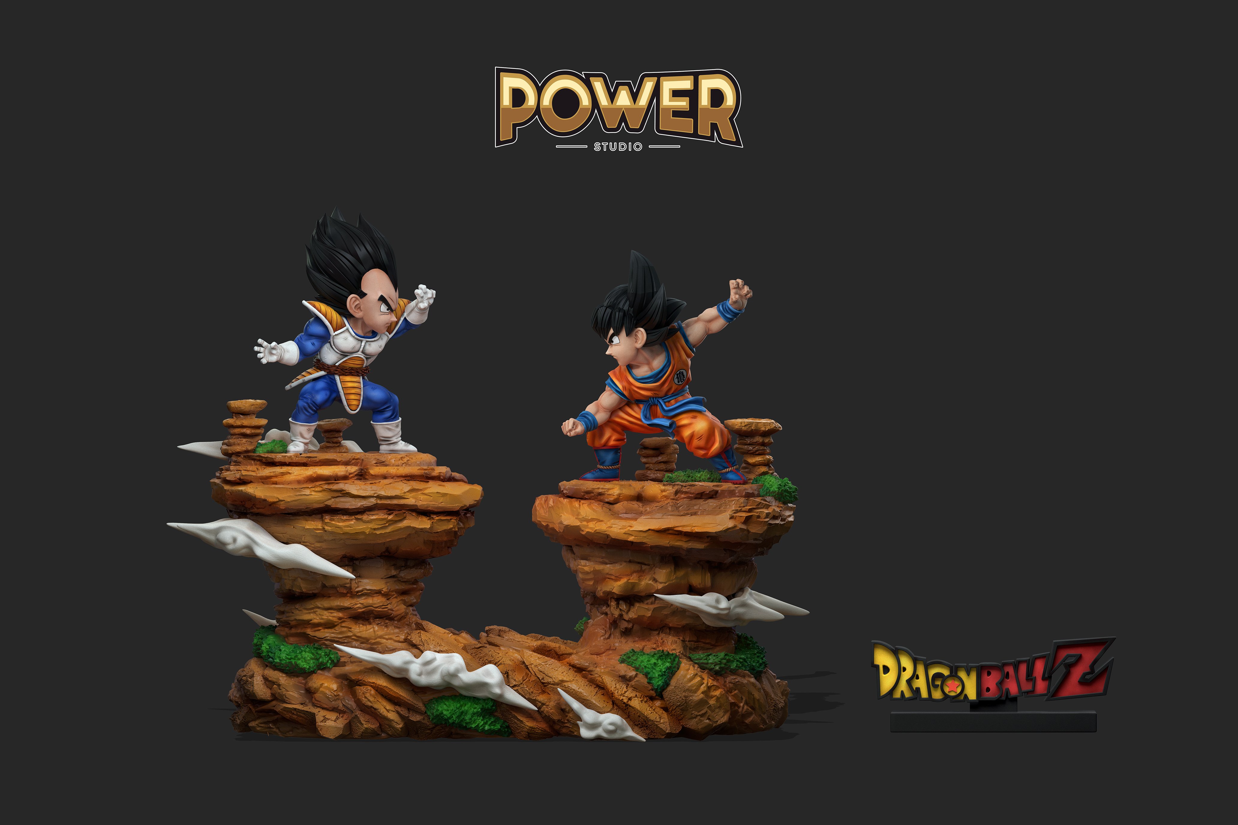 【七龍珠】Power studio-週年貝吉塔&悟空起手式