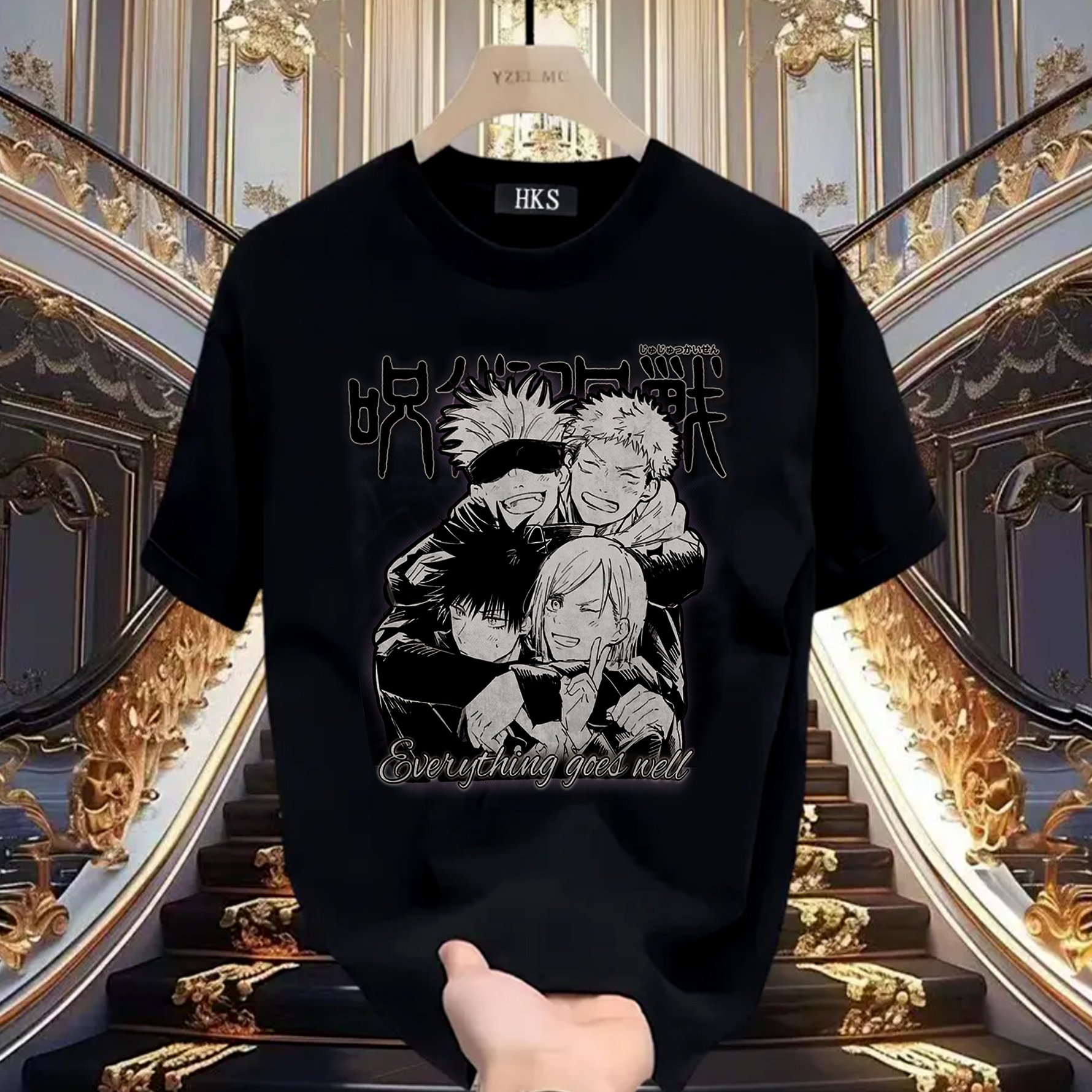 【週邊】阿喵畫社-咒術迴戰五分袖潮服