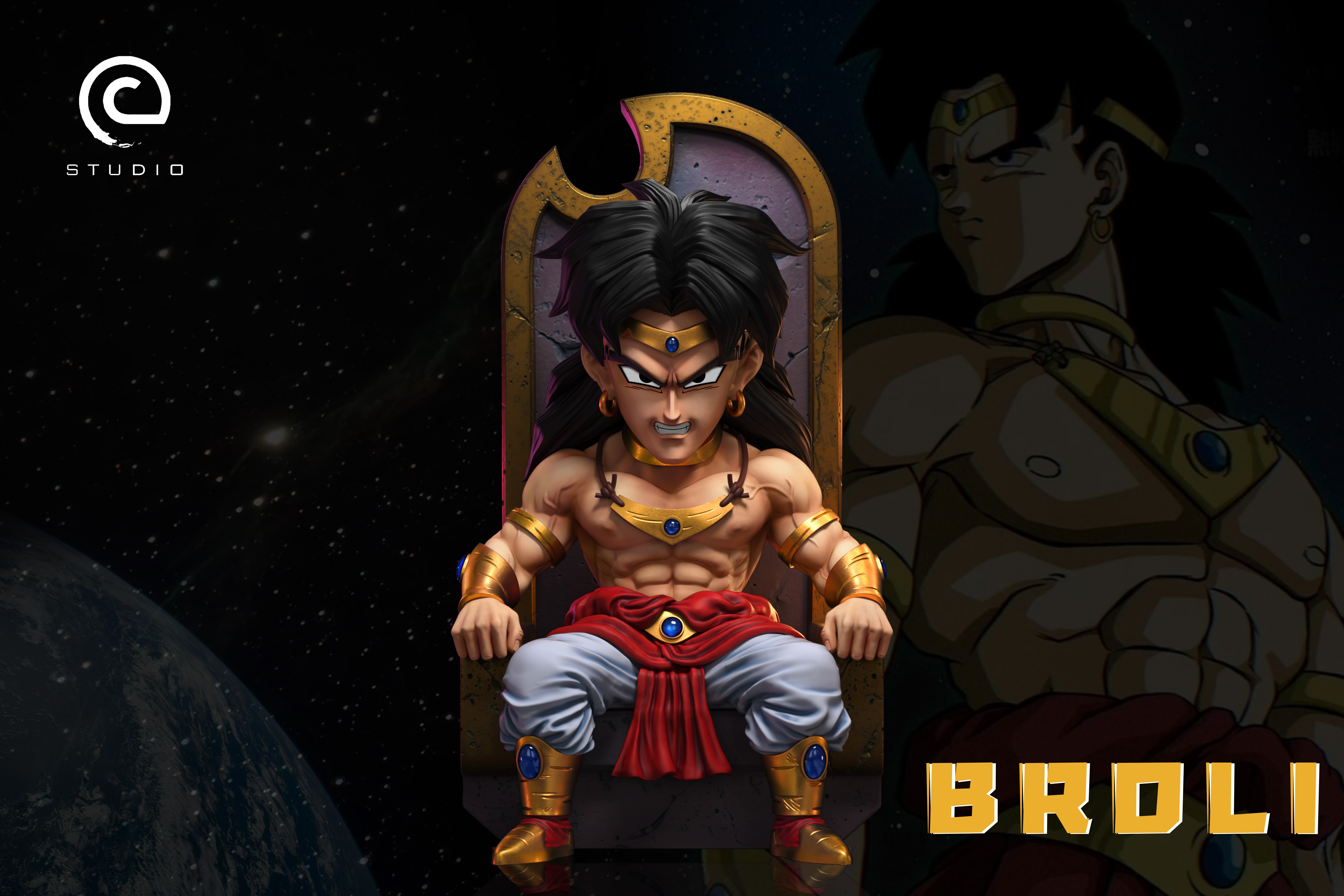 【七龍珠】C-STUDIO-黑髮 布羅利