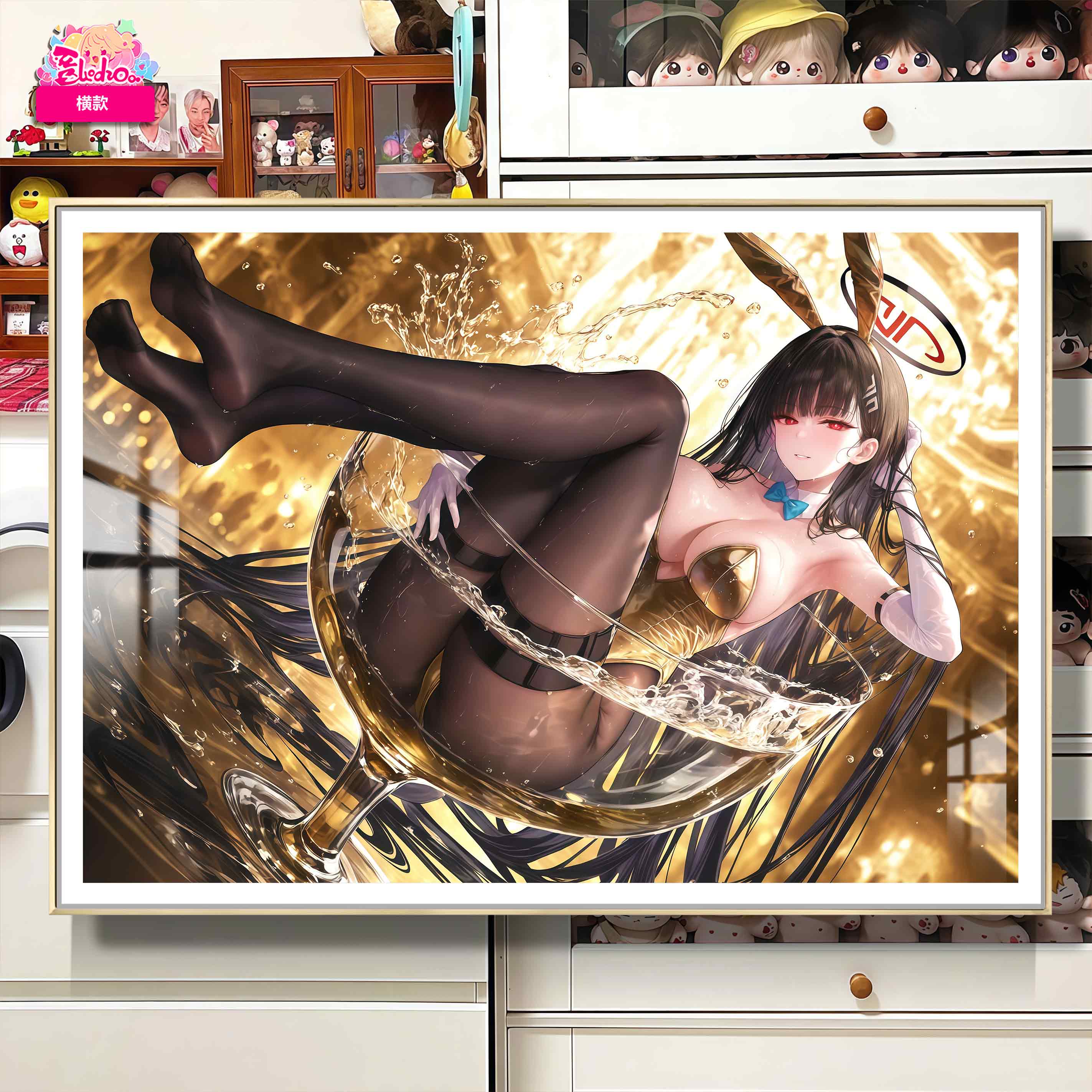 【週邊】阿喵畫社-酒杯女郎 調月莉音