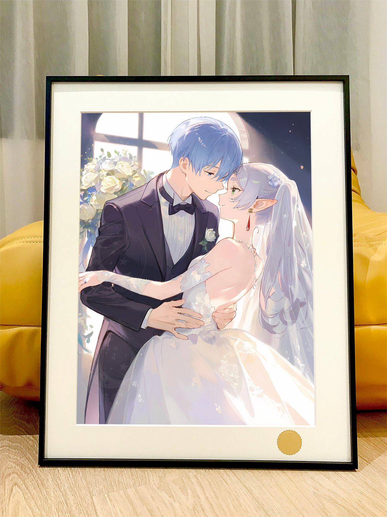 【週邊】星空工作室－葬送的芙莉蓮 芙莉蓮婚禮 裝飾畫