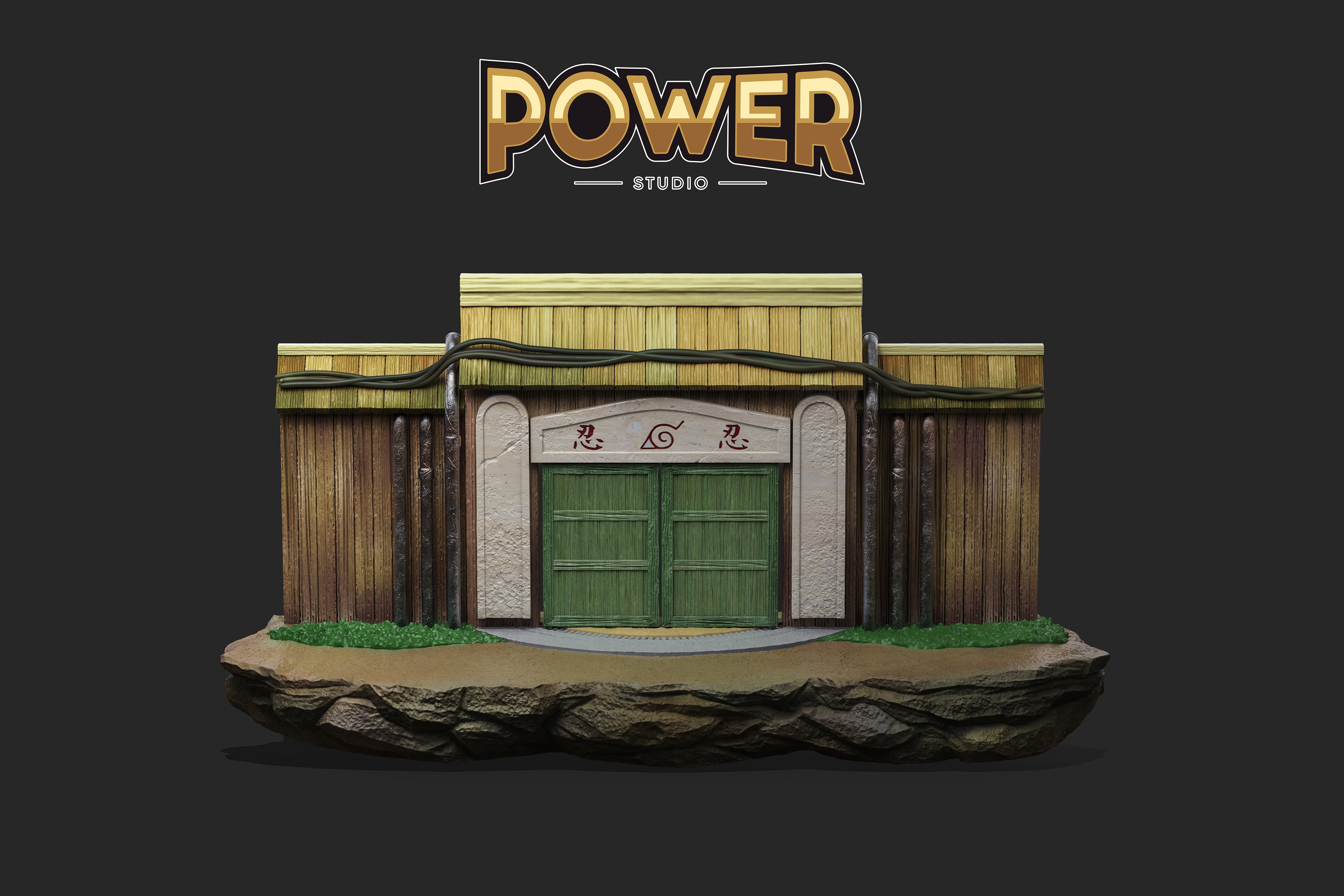 【火影忍者】Power studio-12小強共鳴 木葉場景大門