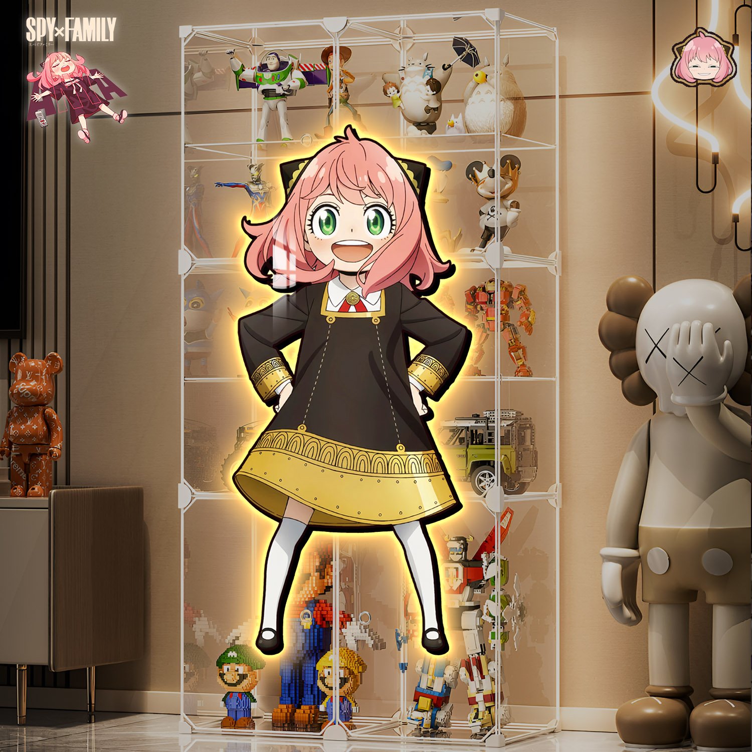 【週邊】阿喵畫社-阿尼亞燈帶畫