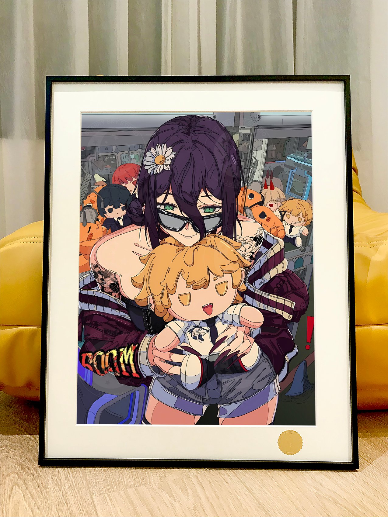 【週邊】星空工作室－鏈鋸人 娃娃機蕾塞 裝飾畫