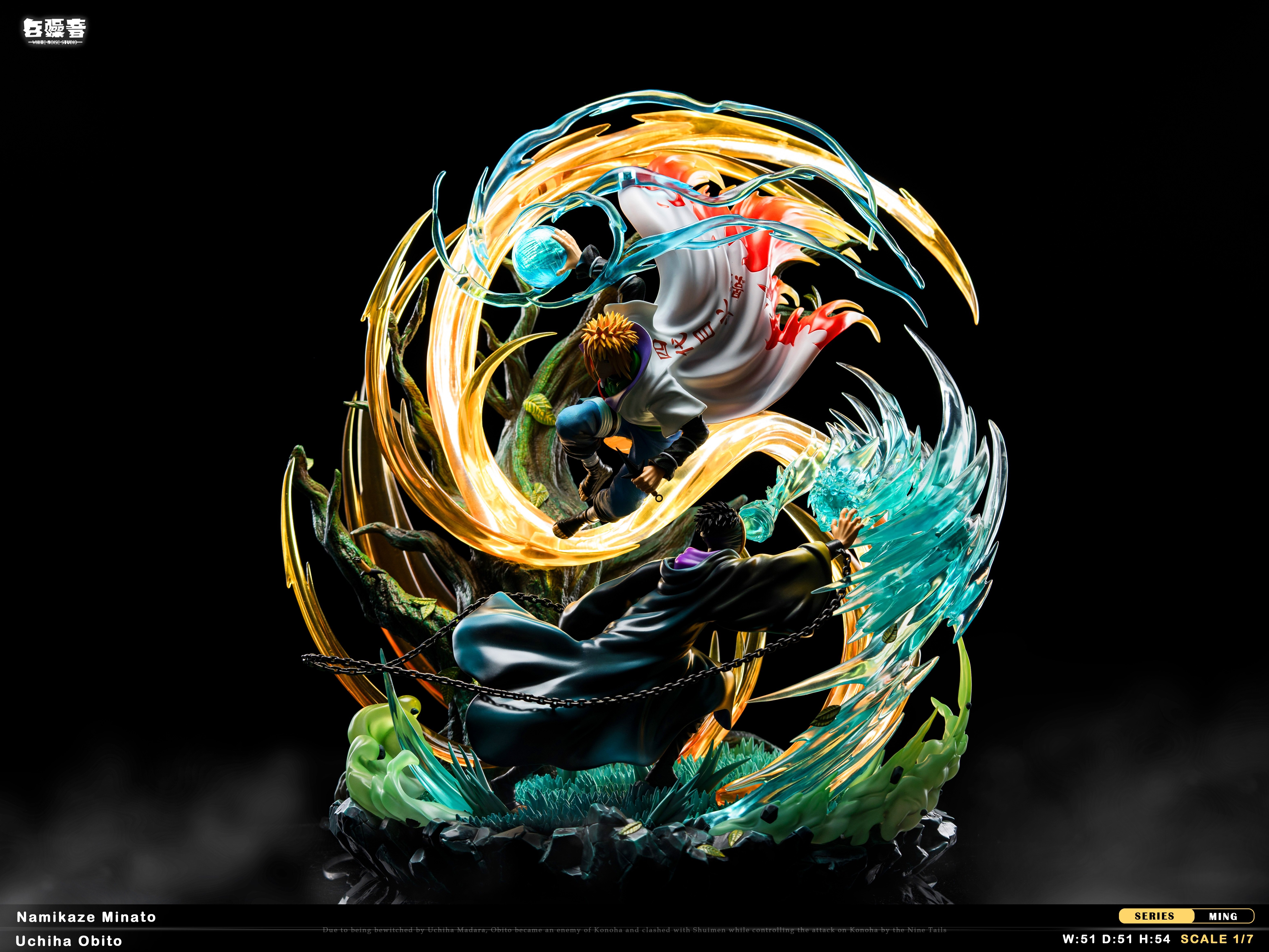 【火影忍者】白噪音工作室-飛雷神二段 波風水門VS帶土