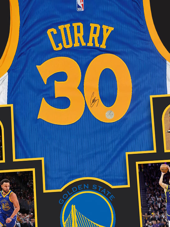 【週邊】星空工作室－史蒂芬·柯瑞 球衣版畫 裝飾畫