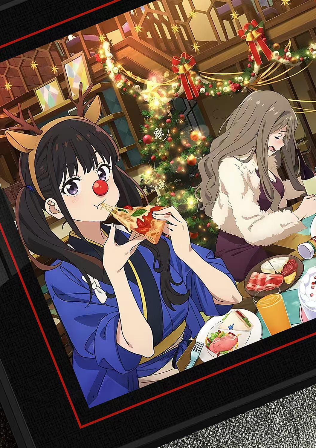 【週邊】千鳥社-莉可麗絲聖誕錦木千束井上瀧奈裝飾畫