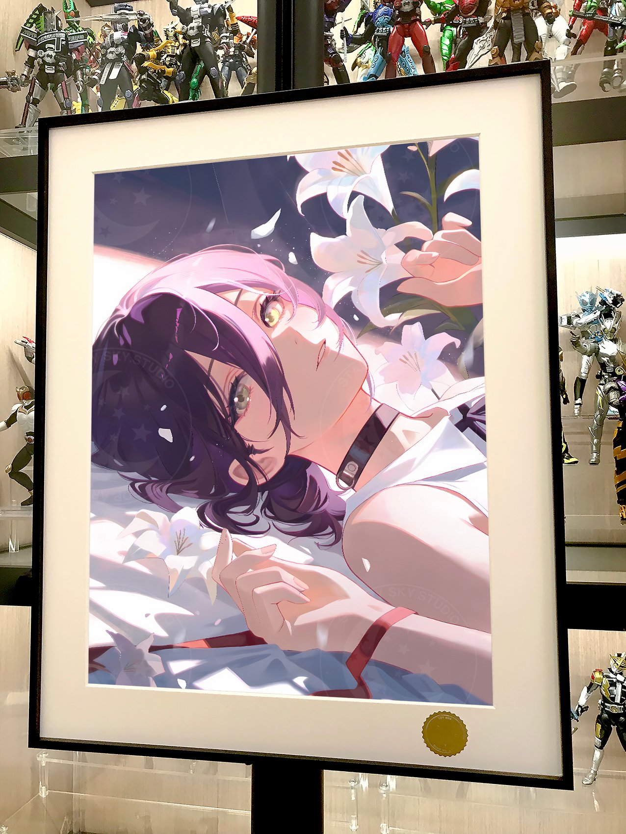 【週邊】星空工作室－鏈鋸人 百合花蕾塞 裝飾畫