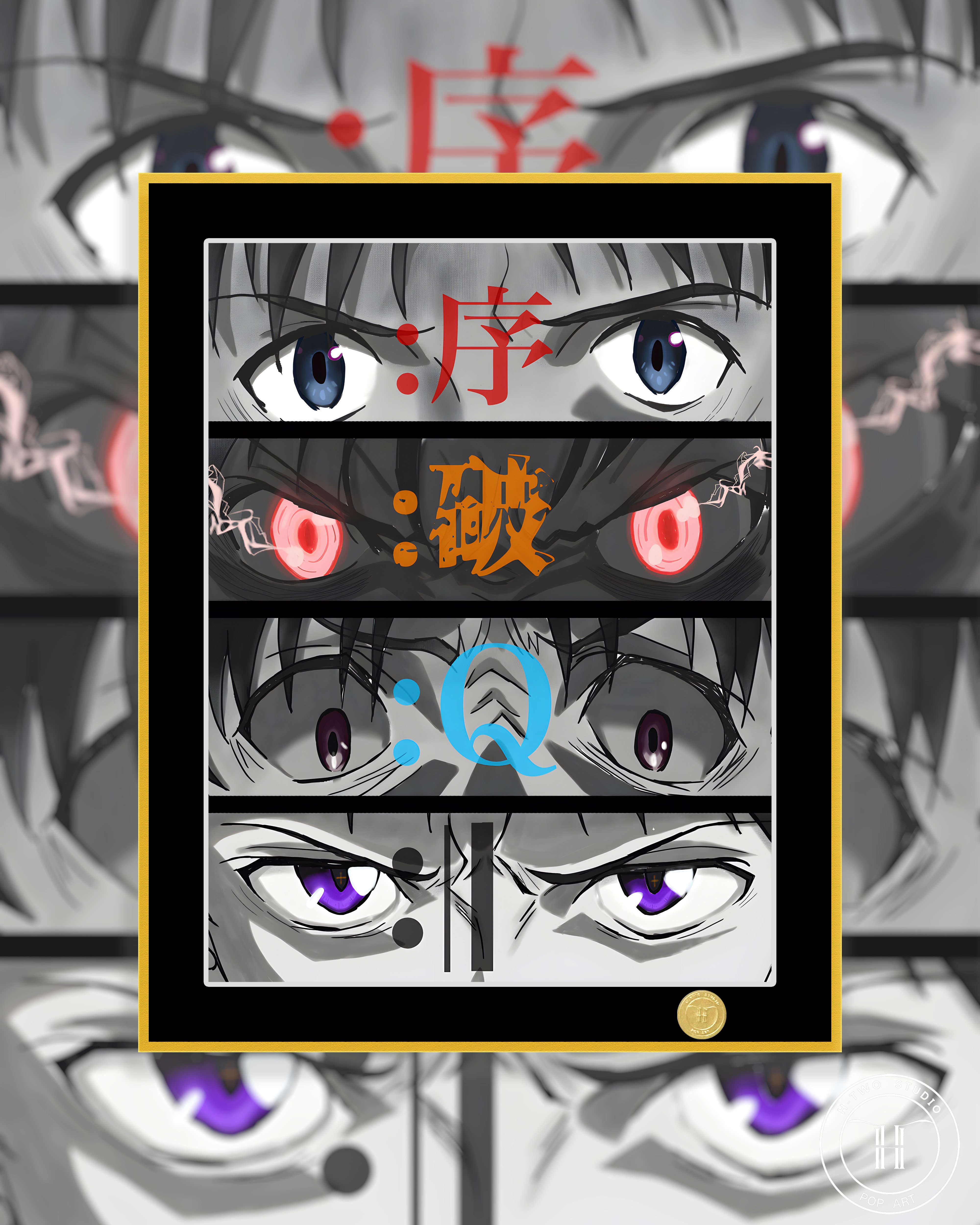 【週邊】H2工作室－新世紀福音戰士 EVA劇場版 裝飾畫