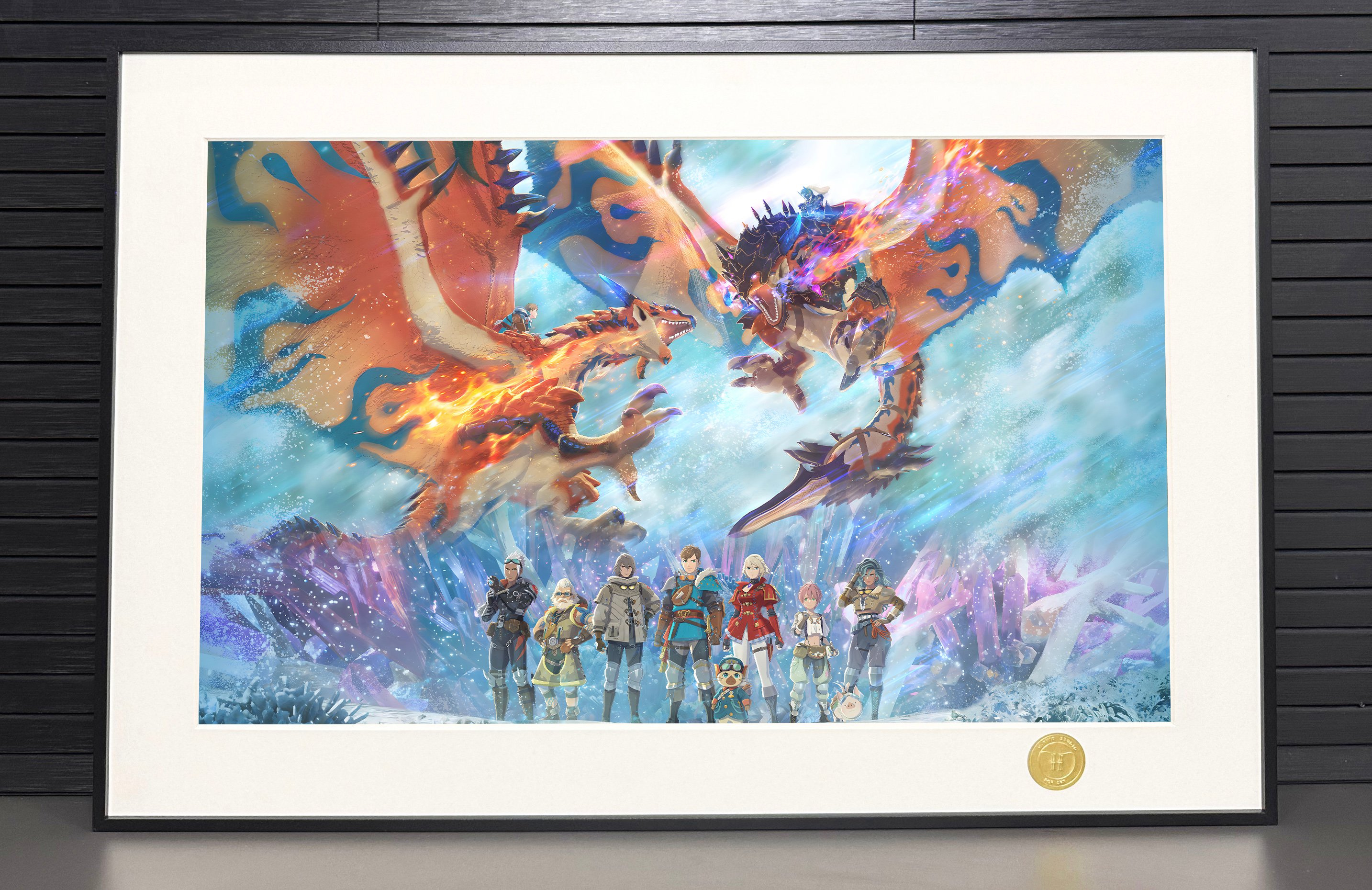 【週邊】H2工作室－魔物獵人物語3 命運雙龍 艾蓮娜 裝飾畫