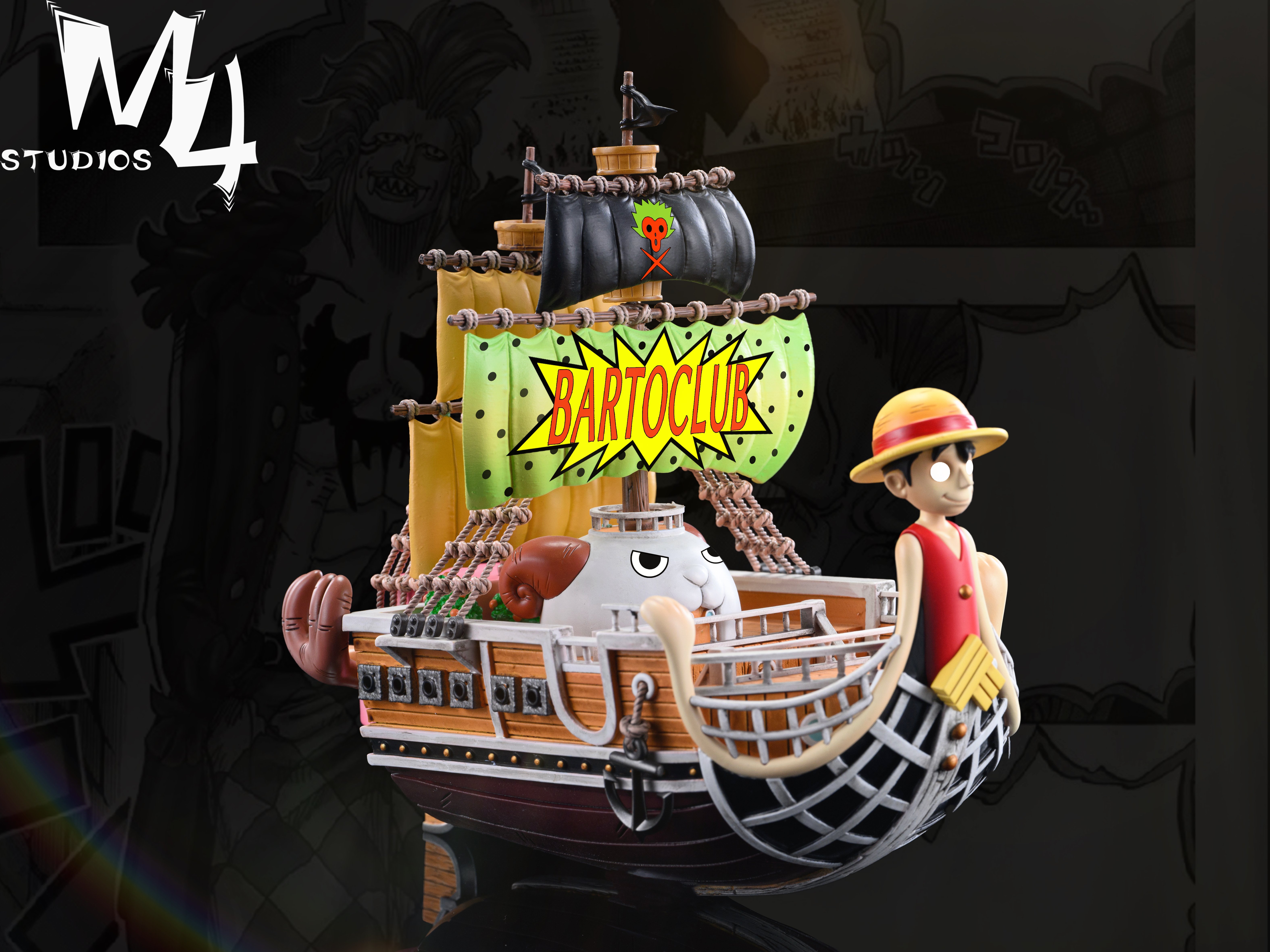 【海賊王】M4工作室-全員船系列 第八彈 前進.魯夫前輩號