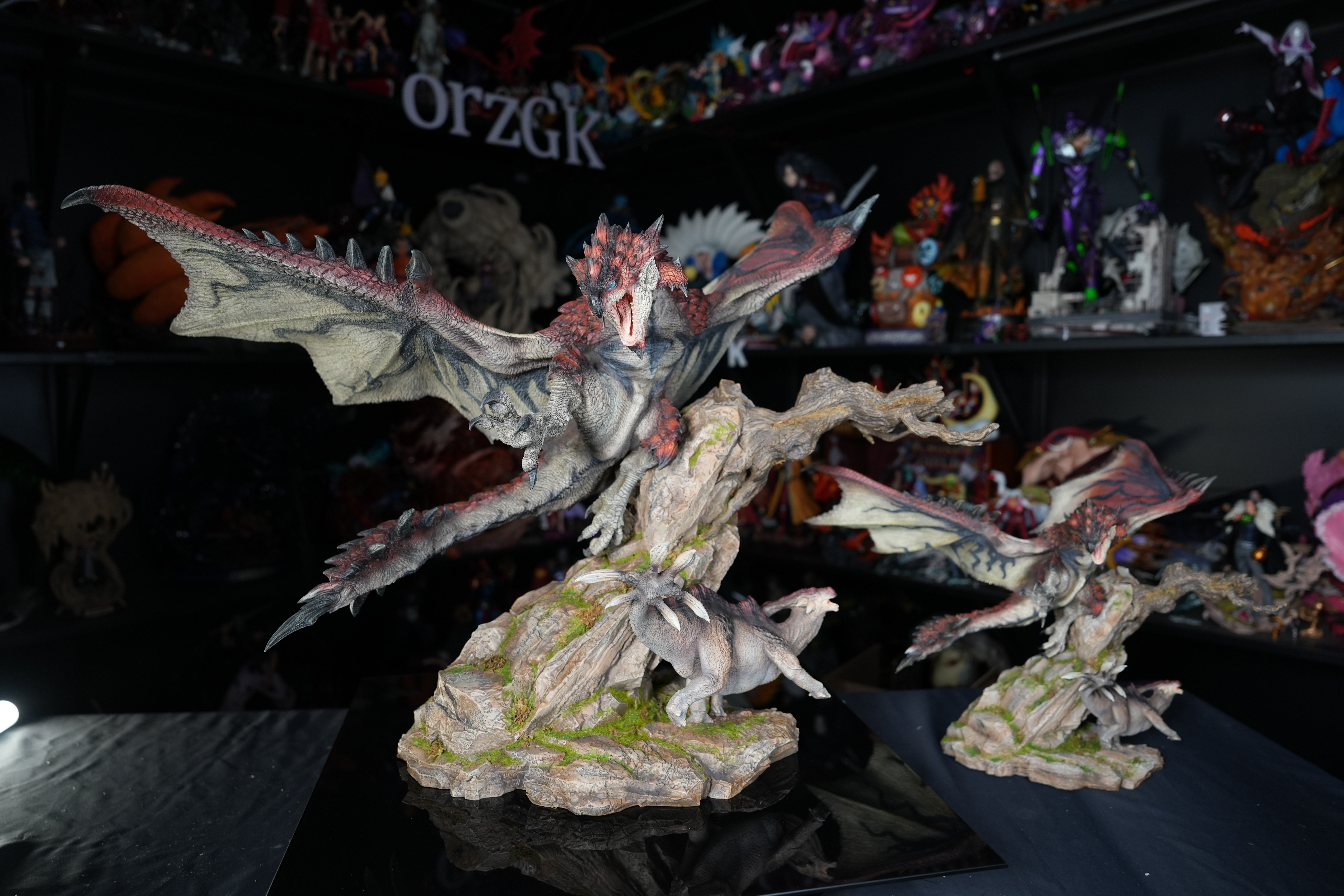 【魔物獵人】DragonFrontierStudio-魔物獵人 雄火龍（大尺寸版）