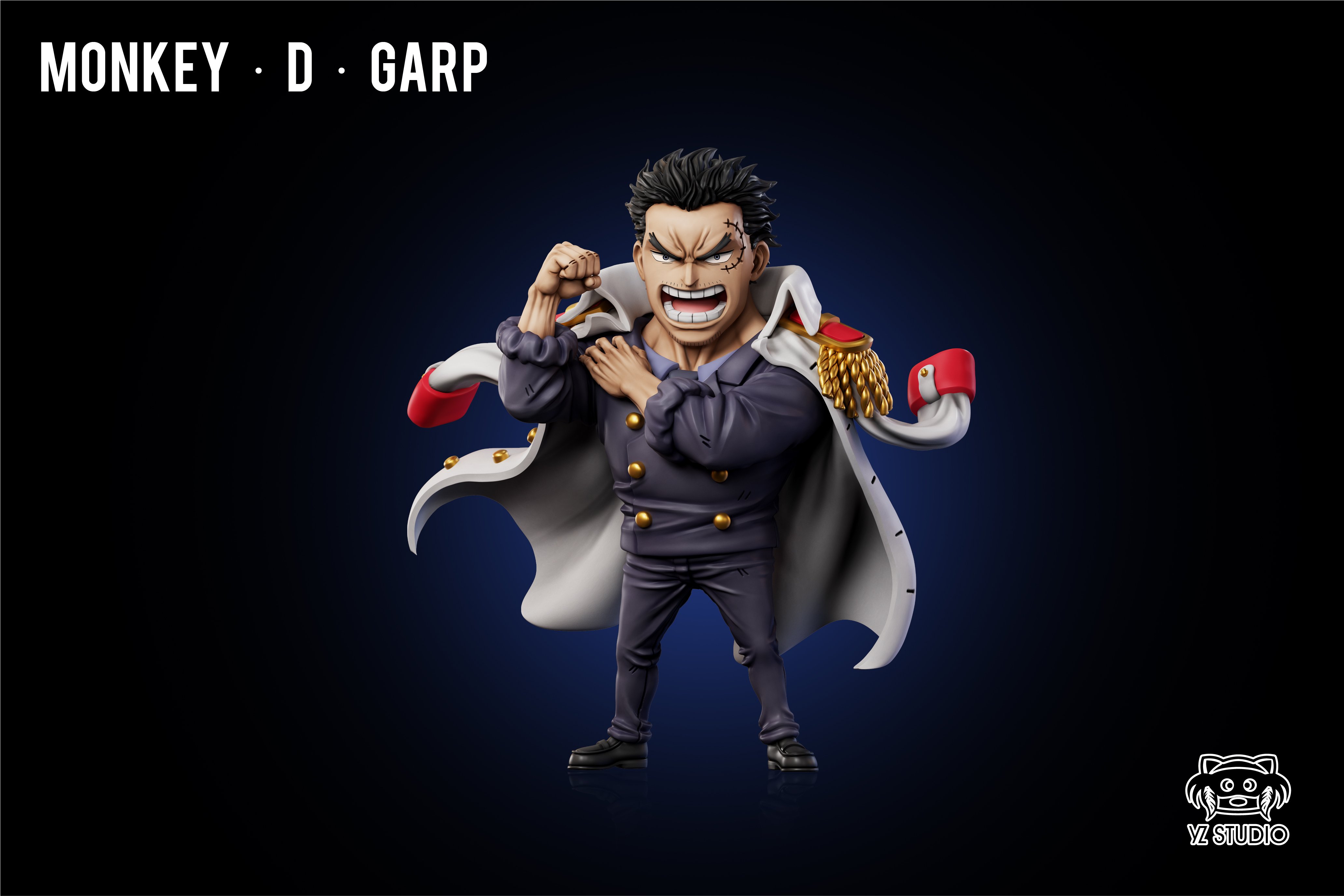 【海賊王】YZ工作室-神之谷大戰 第4彈 海軍 英雄卡普