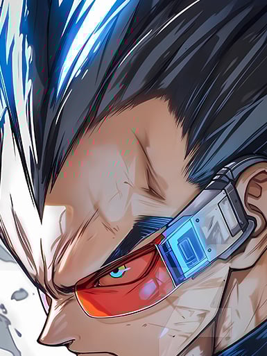 【週邊】巴洛克－七龍珠 戰鬥貝吉塔 裝飾畫 & 冰箱貼