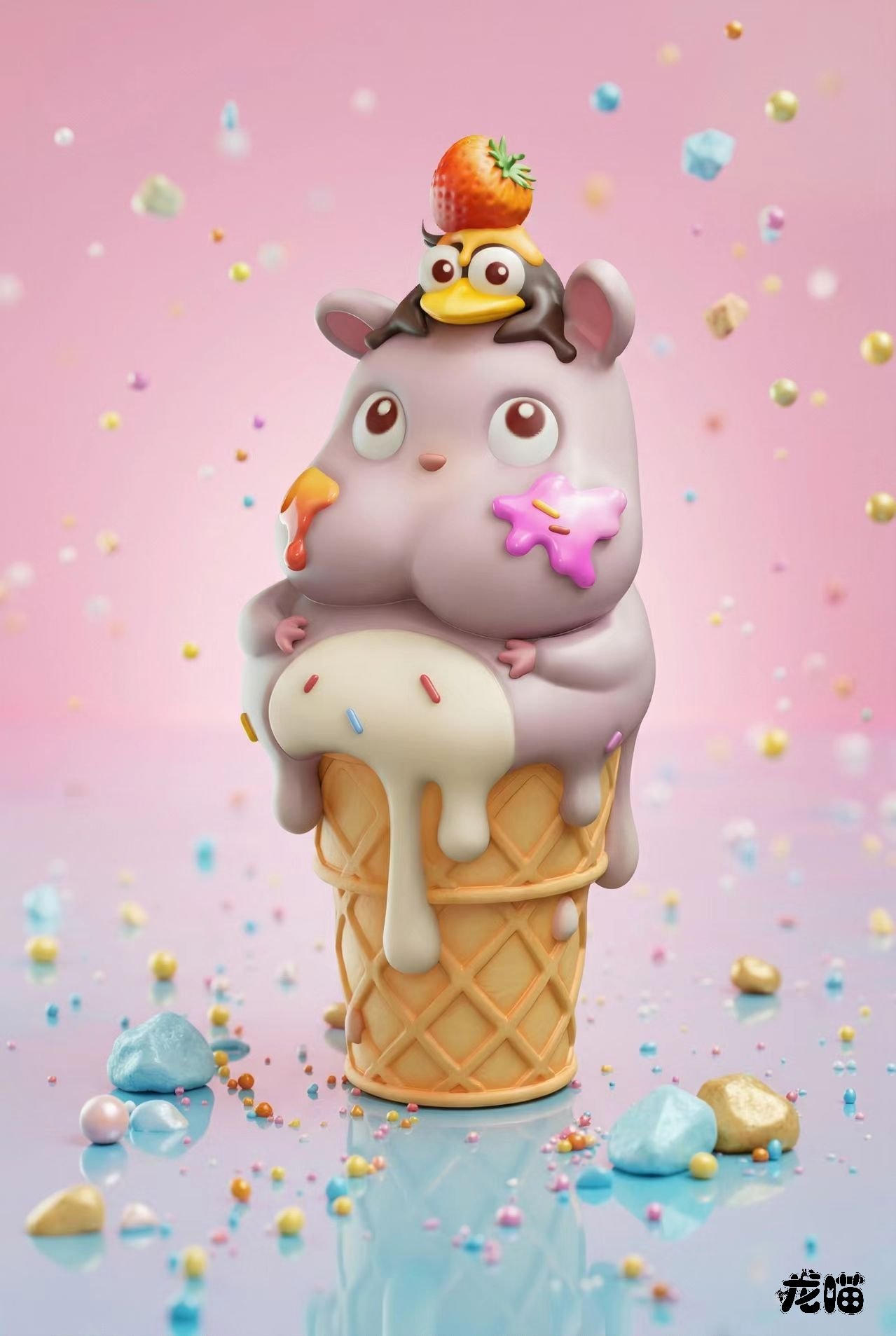 【宮崎駿】龍喵－坊寶寶冰淇淋 茵茵狗冰淇淋