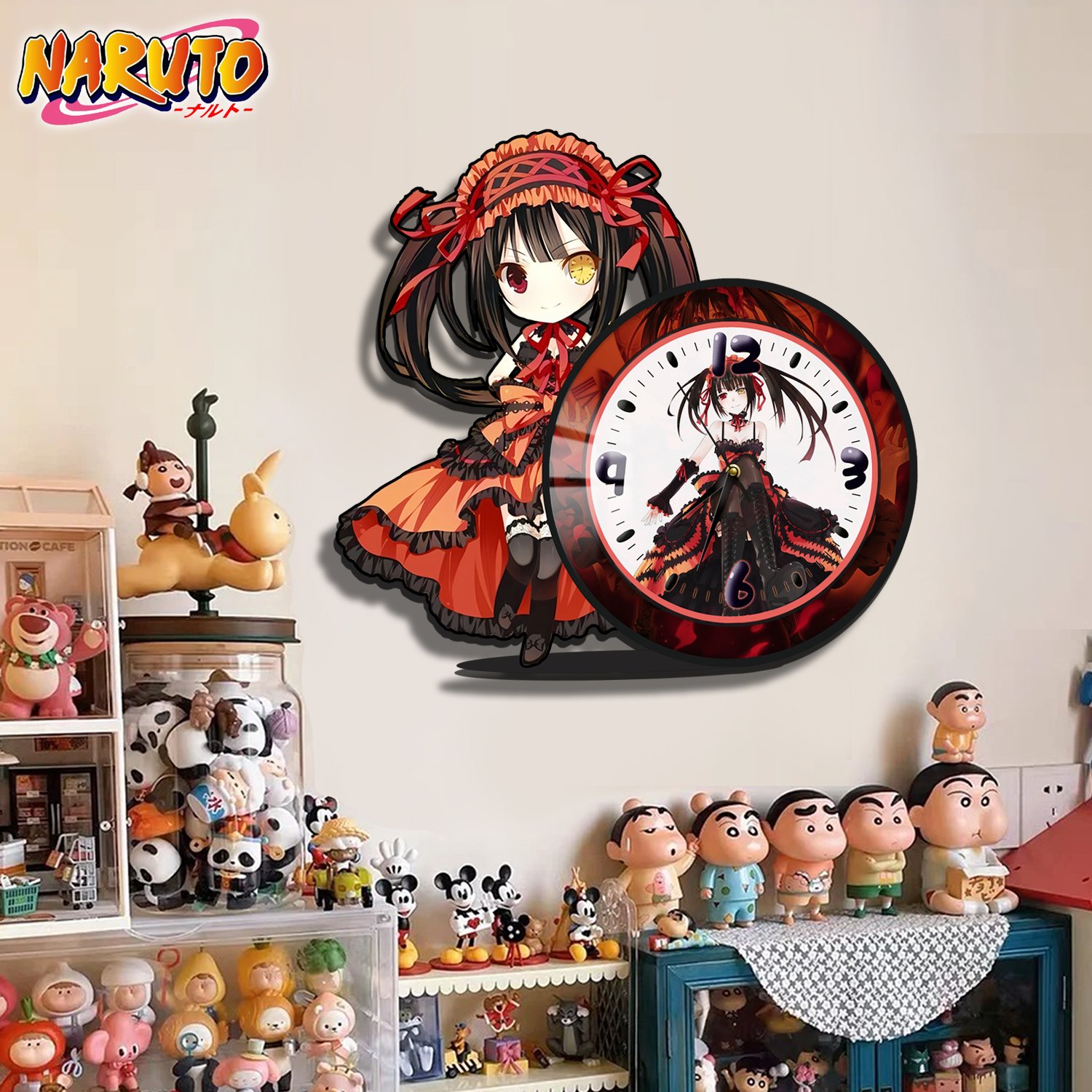 【週邊】阿喵畫社-時崎狂三橫款鐘錶