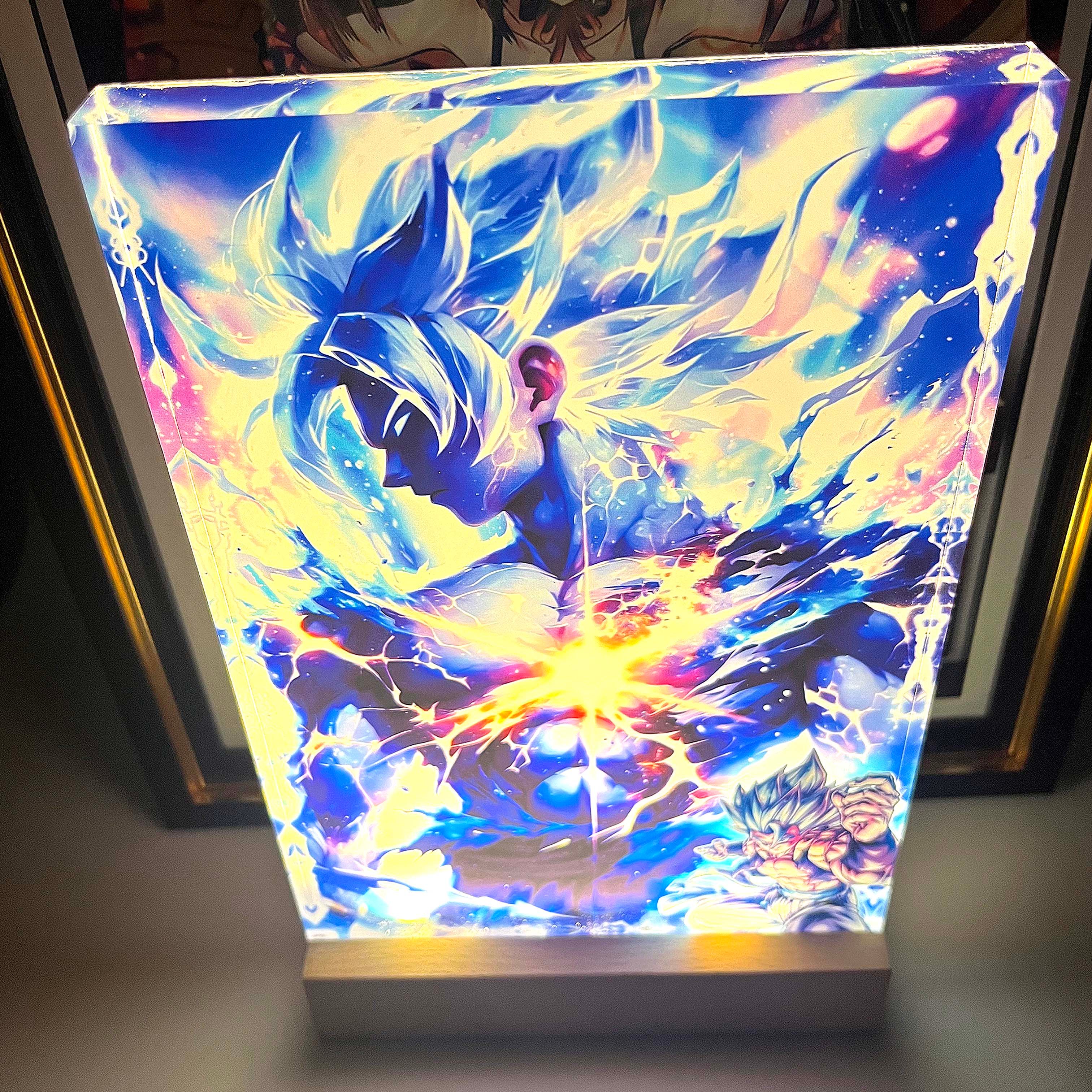 【週邊】阿喵畫社-超藍孫悟空發光卡磚