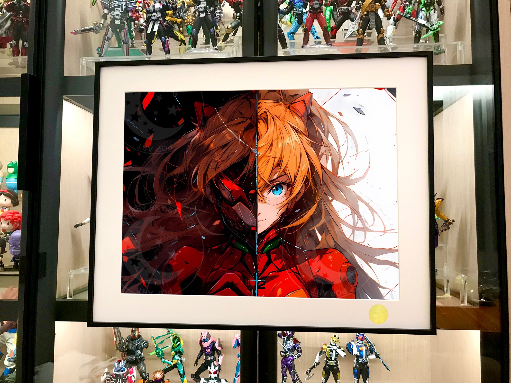 【週邊】星空工作室－新世紀福音戰士 雙面明日香 裝飾畫