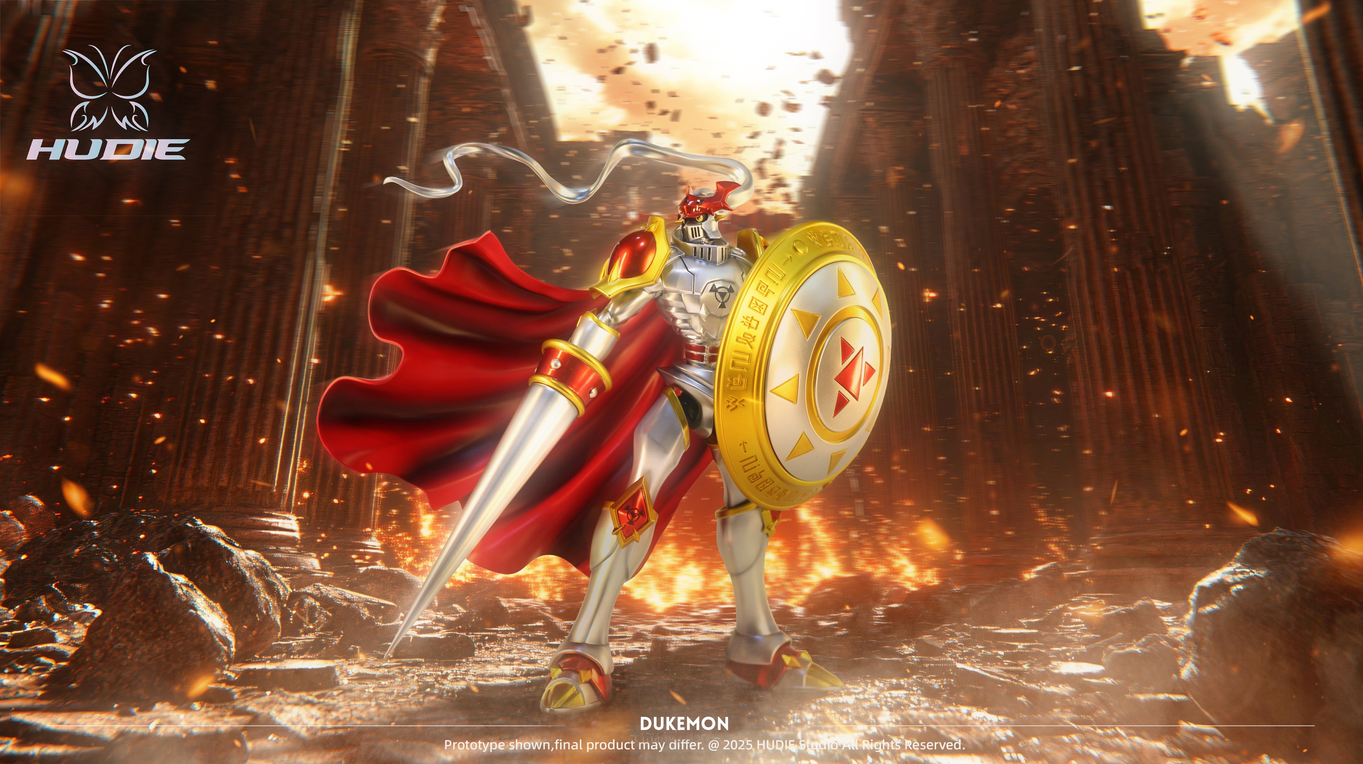 【數碼寶貝】Hudie工作室-馴獸師之王 紅蓮騎士獸