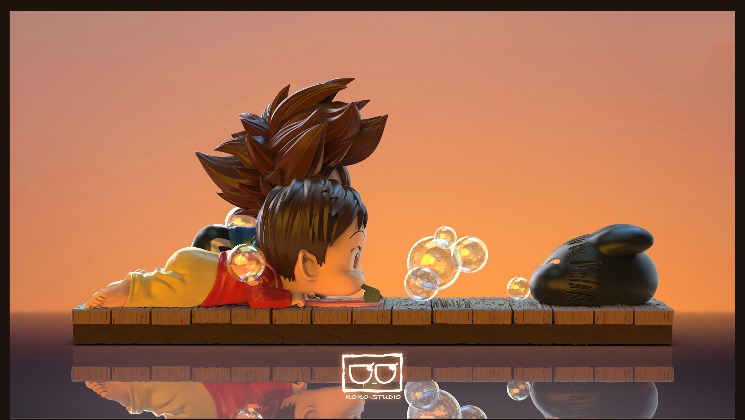 【數碼寶貝】口口社KOKOStudio-初遇 000 吐泡泡的黑球獸