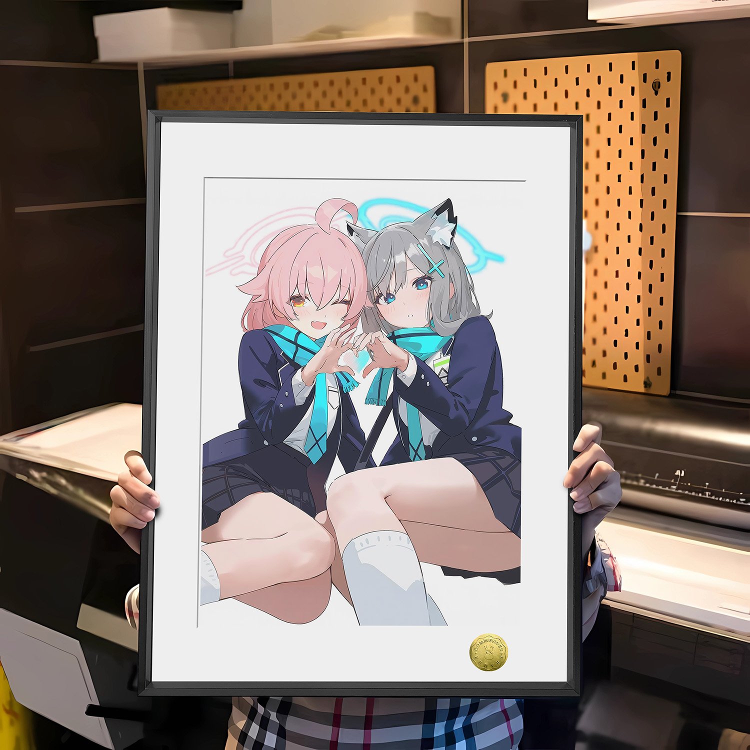 【週邊】皇呱－蔚藍檔案 小鳥砂狼比心