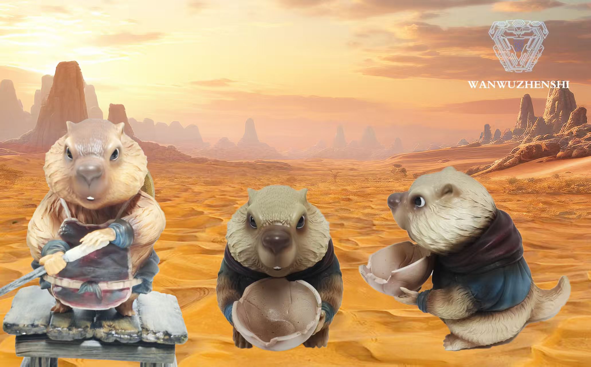 【哪吒】玩物工作室-哪吒2系列 土撥鼠