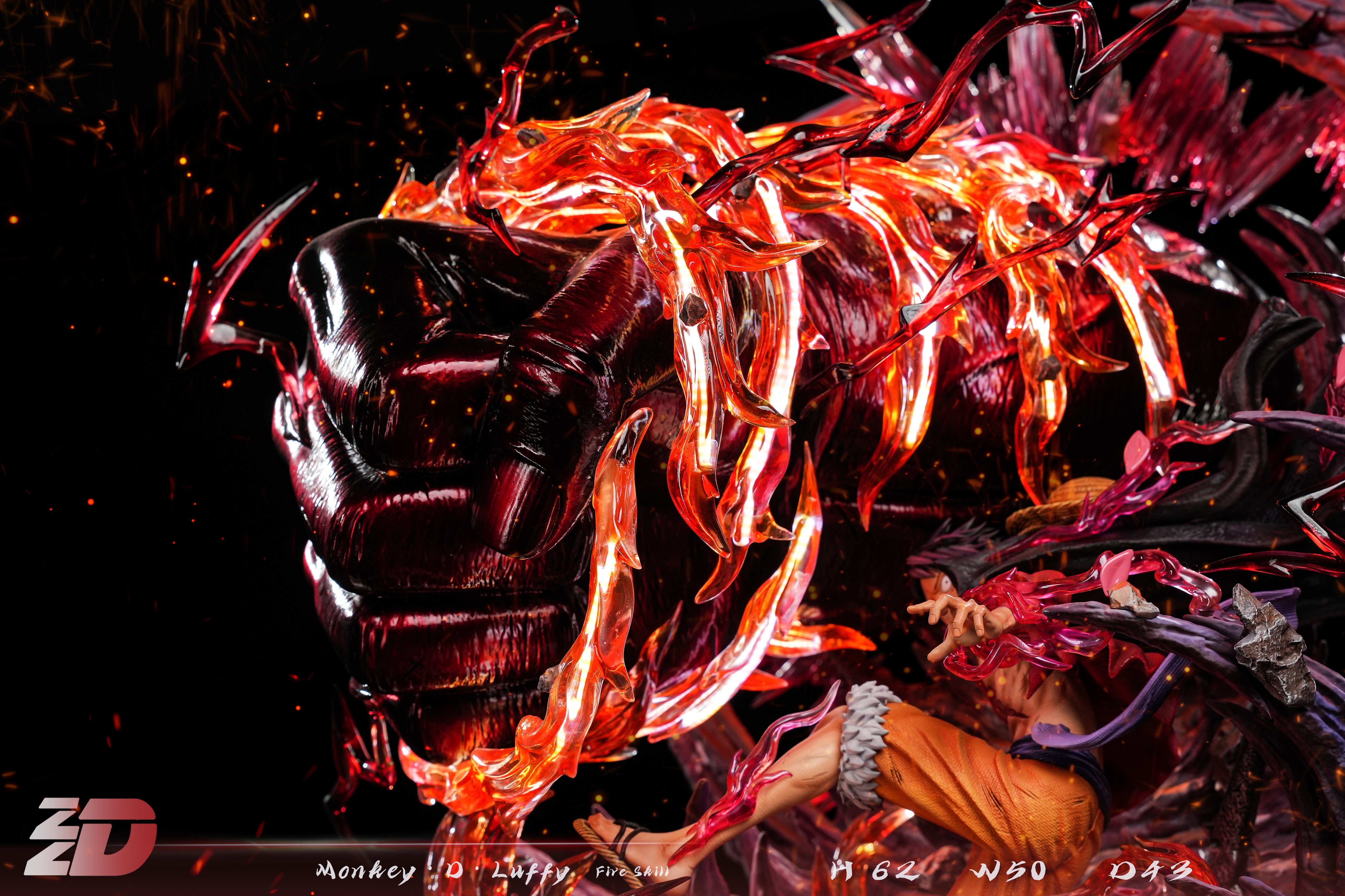 【海賊王】ZZDD工作室-路飛2.0 業火路飛