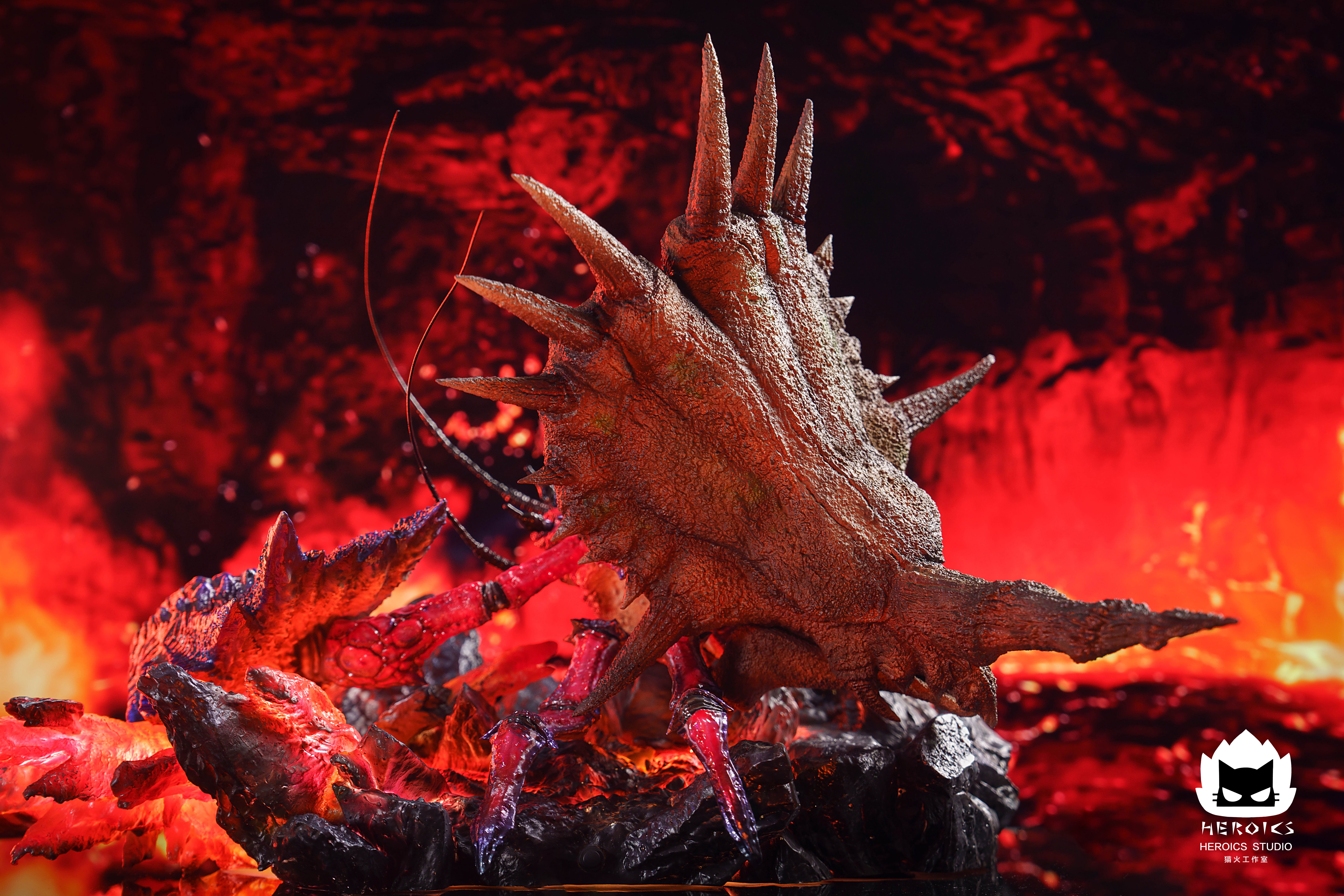 【魔物獵人】貓火工作室 Heroics Studio-怪物獵人 矛碎盾蟹