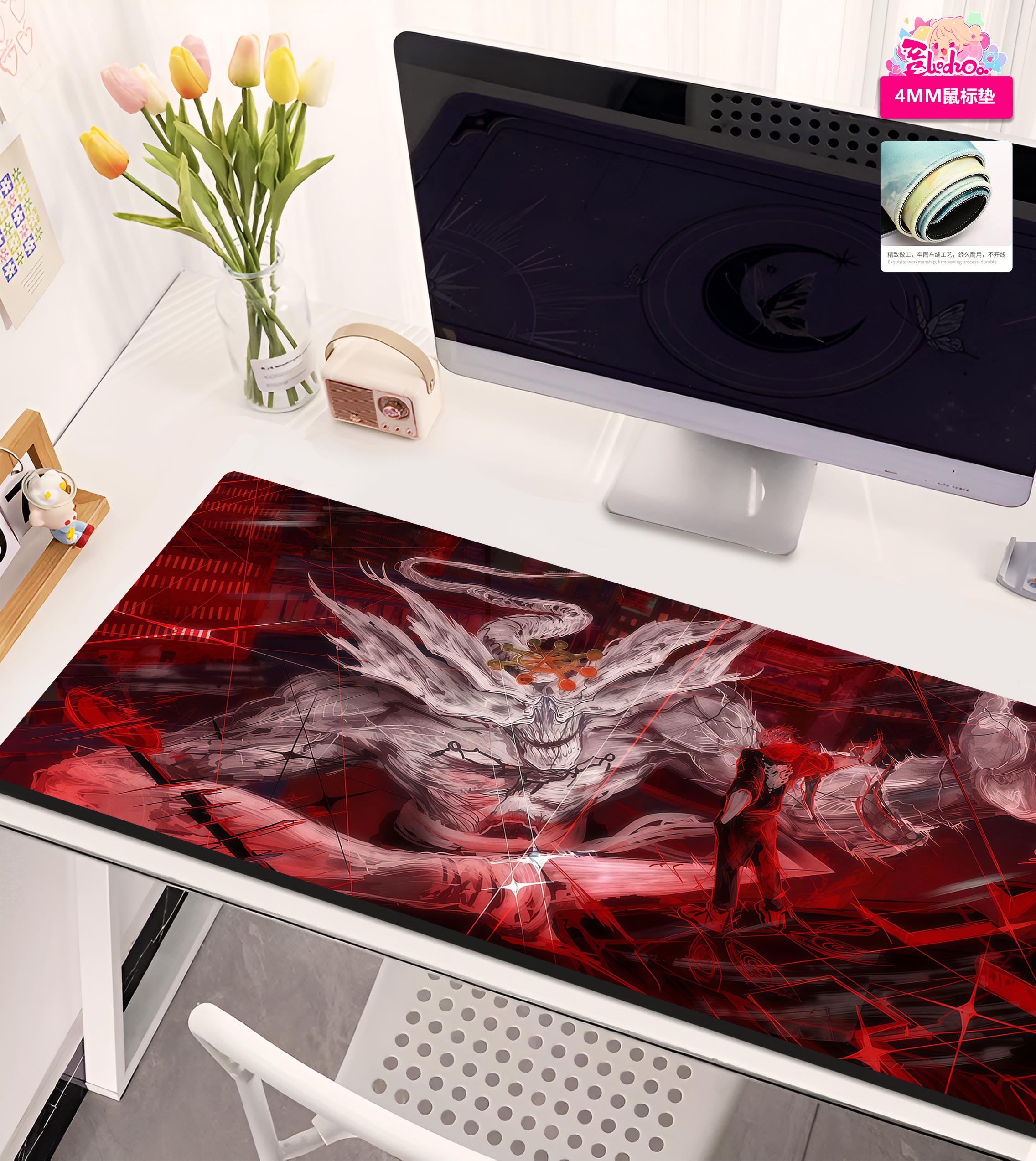 【週邊】阿喵畫社－咒術迴戰 宿儺對戰魔虛羅 無限斬擊 裝飾畫