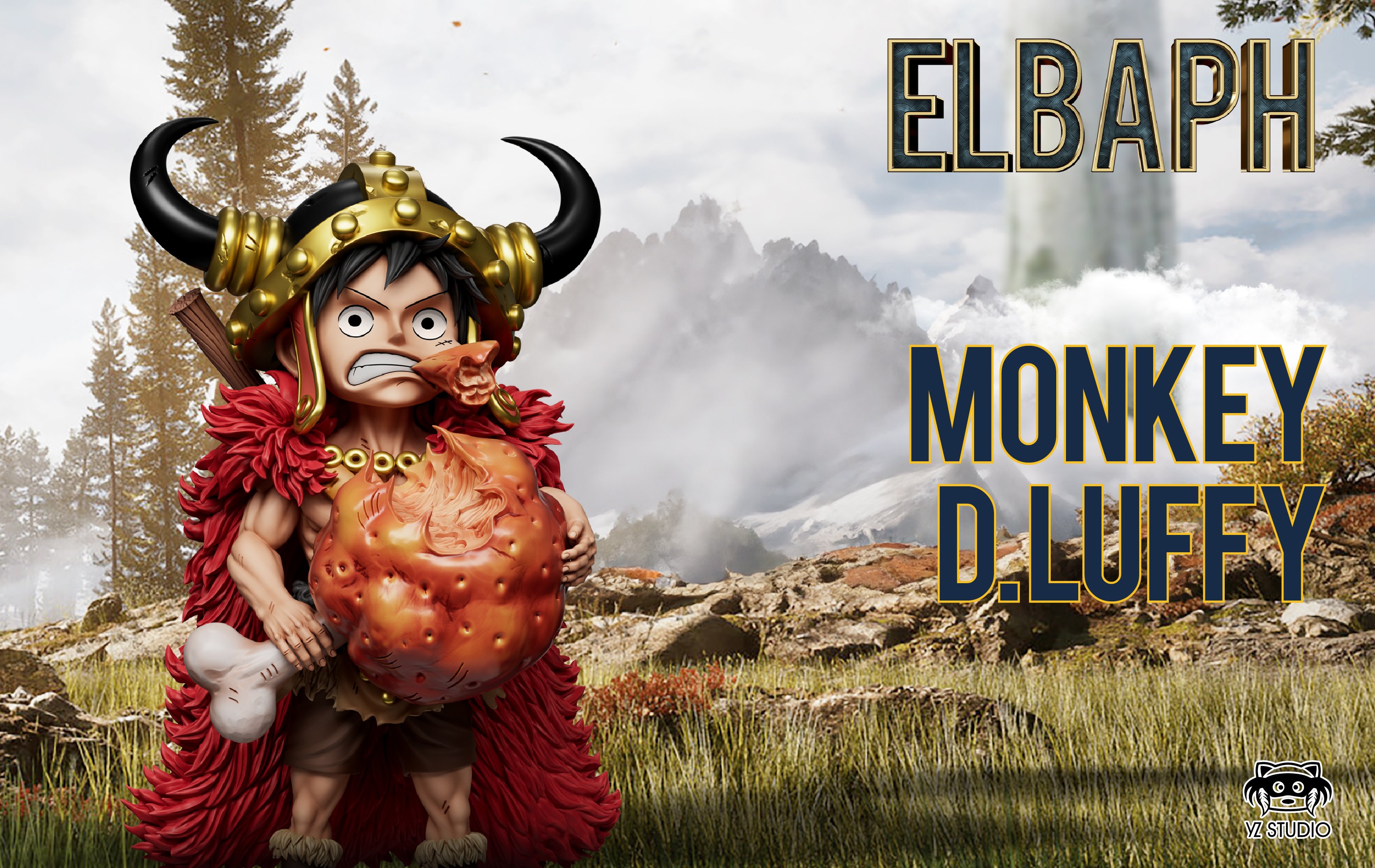 【海賊王】YZ工作室-艾爾巴夫篇 第四彈 草帽海賊團 艾爾巴夫路飛