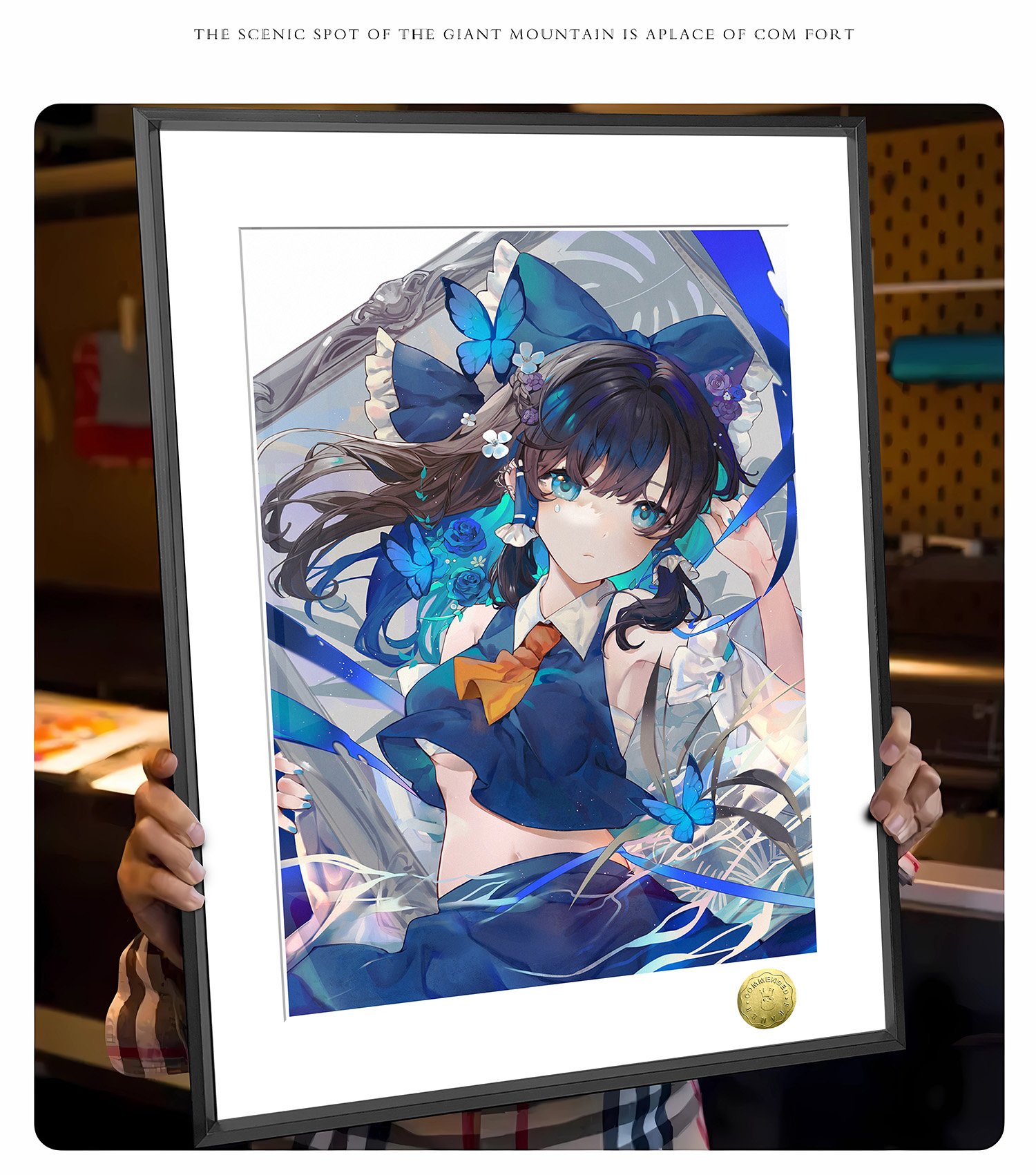 【週邊】皇呱－東方Project 可愛女巫 博麗靈夢 裝飾畫