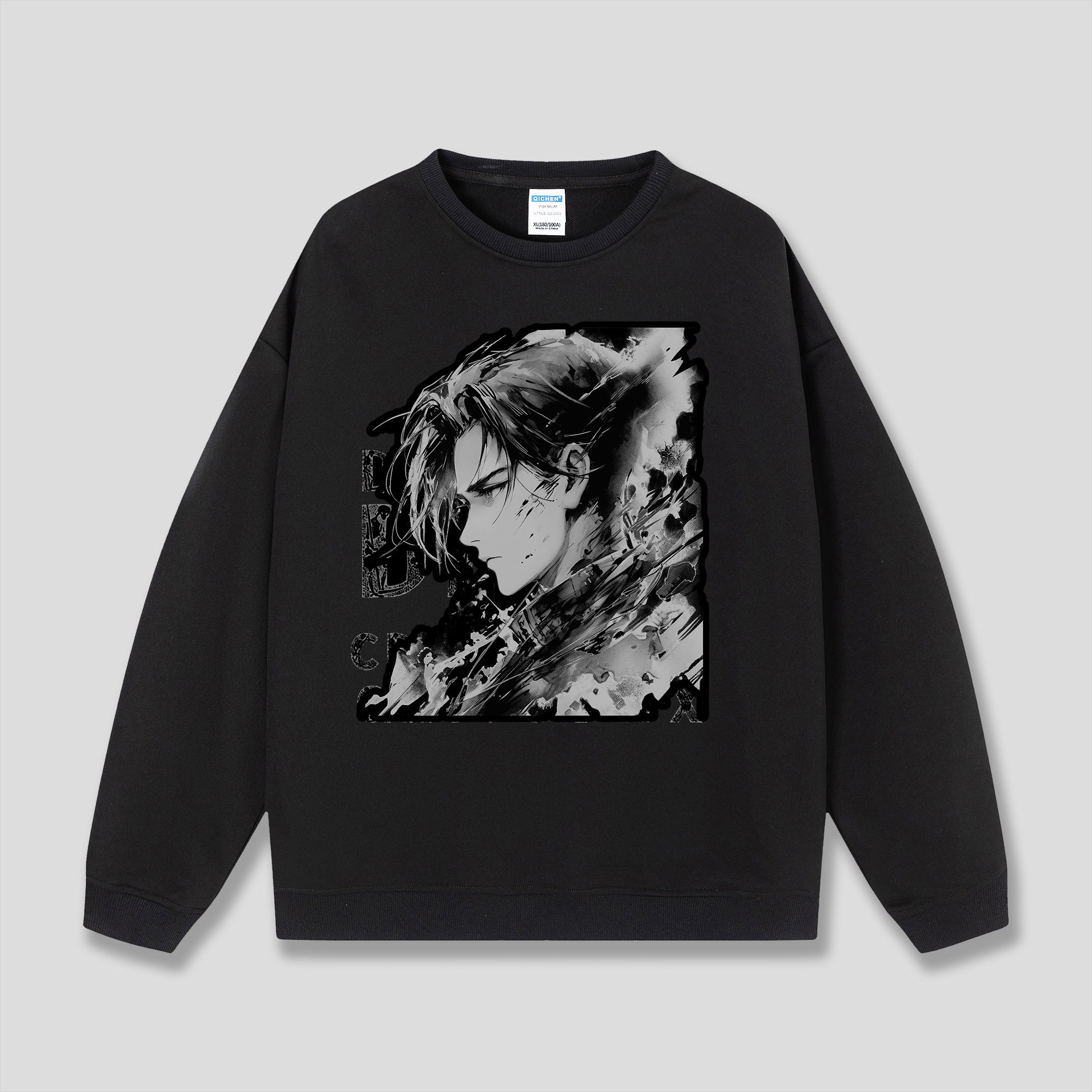 【週邊】阿喵畫社-兵長無帽長袖衛衣