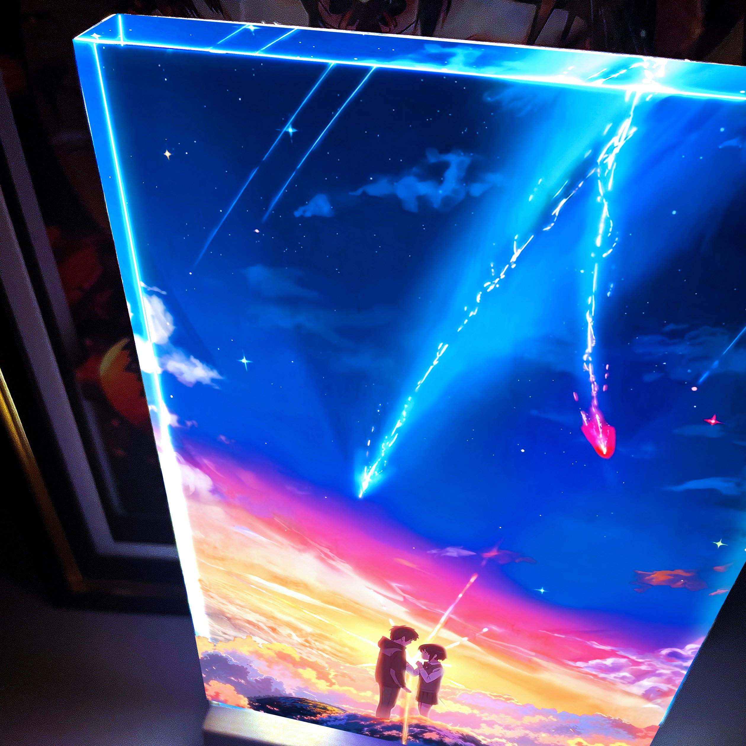 【週邊】阿喵畫社-你的名字發光透明卡磚