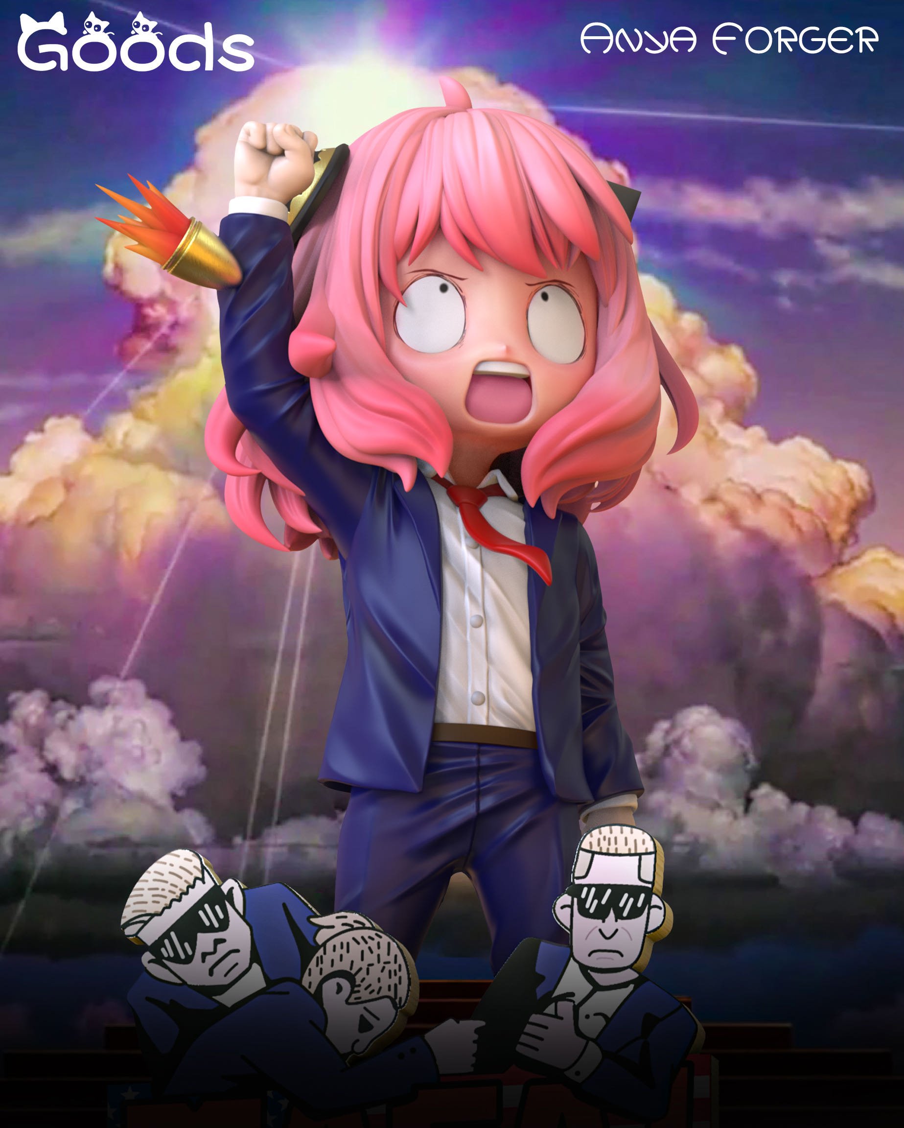 【SPYxFAMILY】GOODS（穀子）STUDIO-間諜過家家系列 神選之子阿尼亞