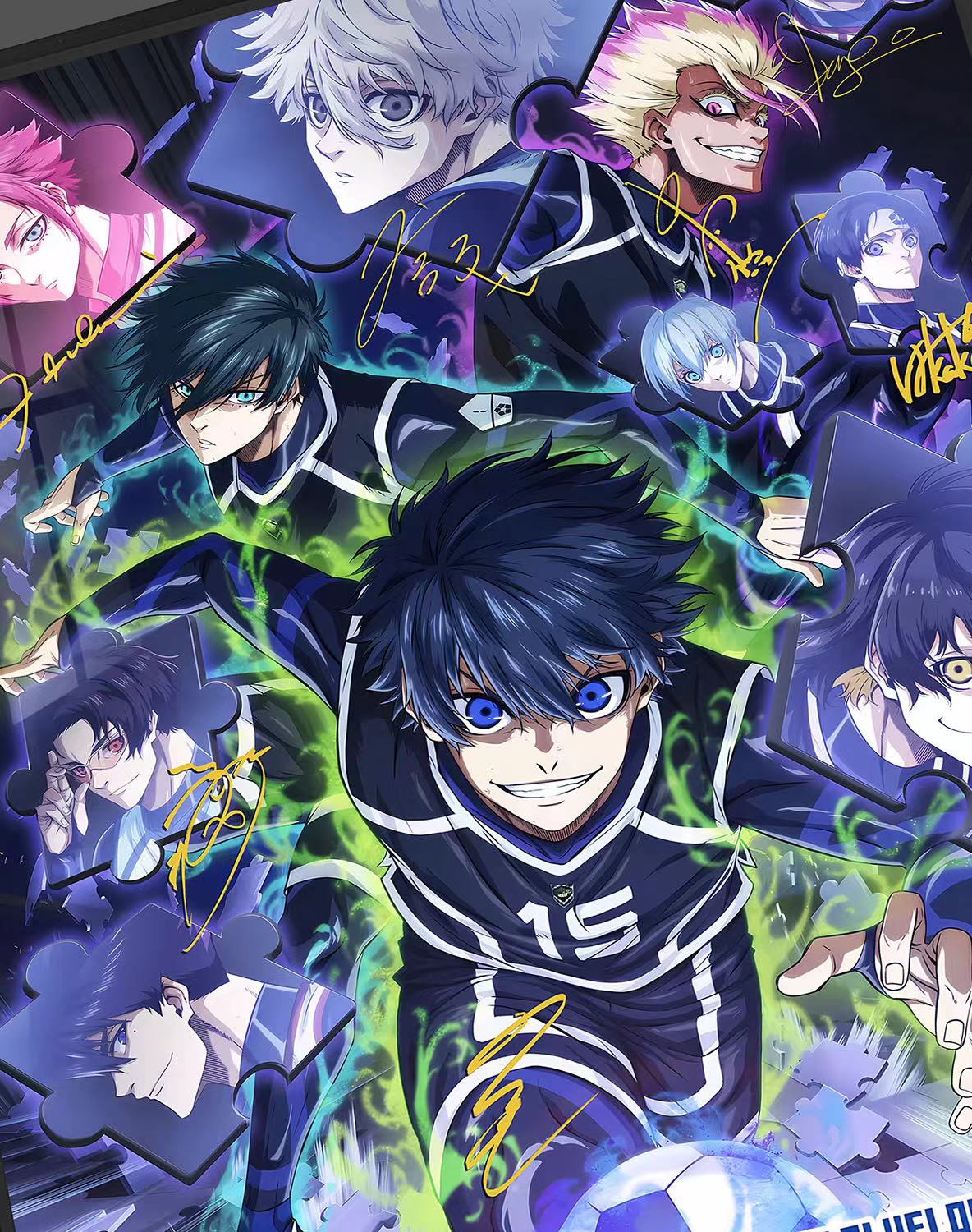 【週邊】千鳥社-藍色監獄潔世一凪誠士郎蜂樂回簽名裝飾畫